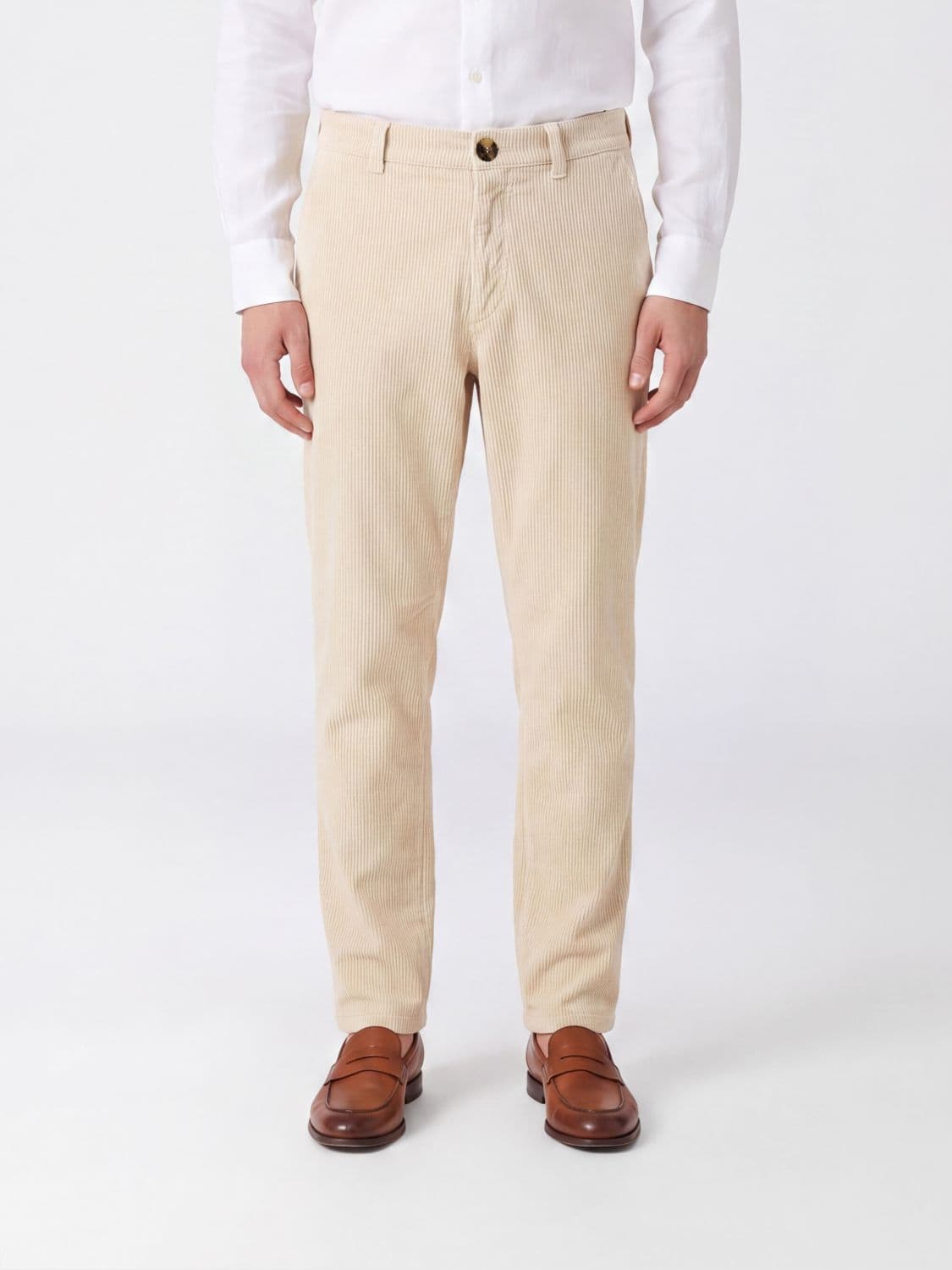 Brunello Cucinelli Slim Fit Corduroy Chino Trousers