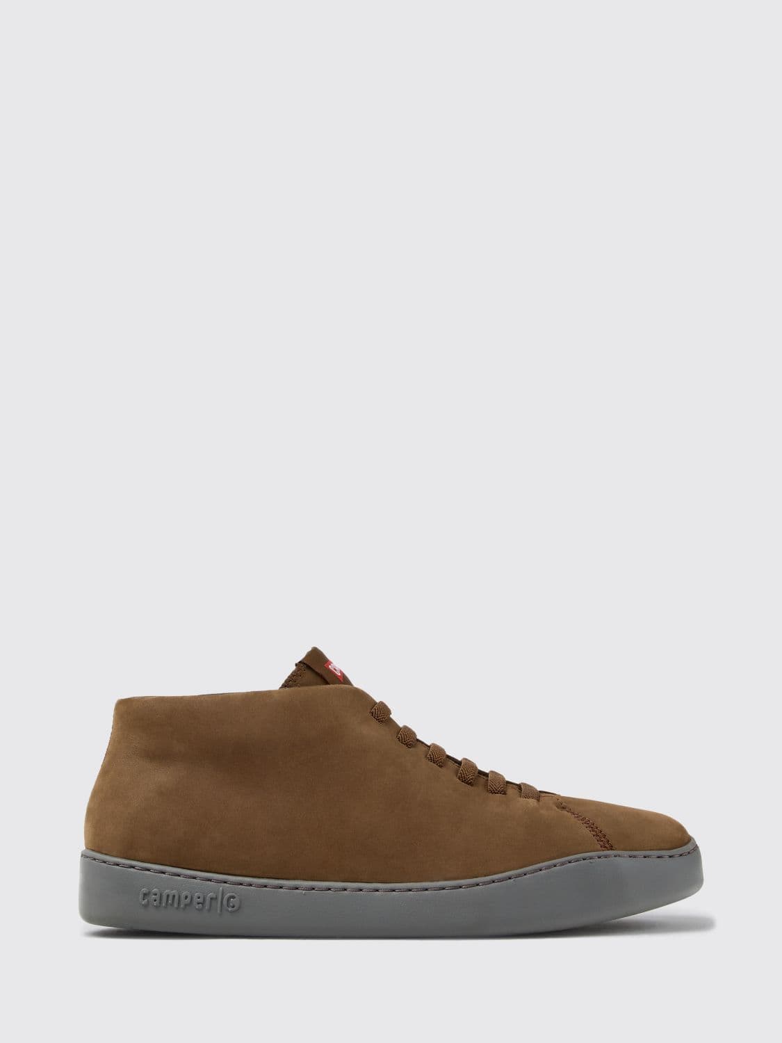 Camper Peu Touring Nubuck Slip-On Trainers with Elastic Laces