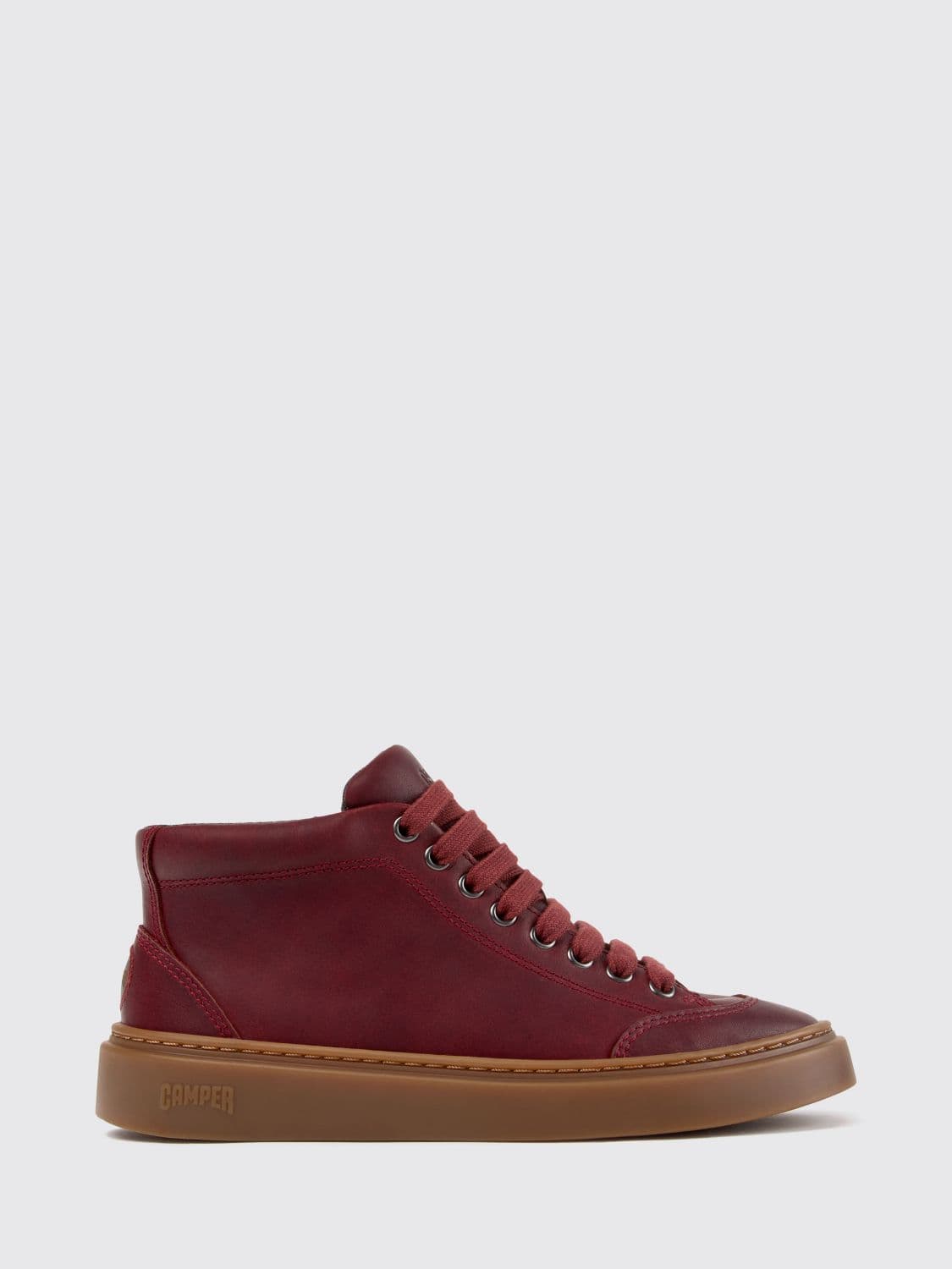Camper Runner Twentyfive Calfskin High-Top Trainers with Padded Ankle