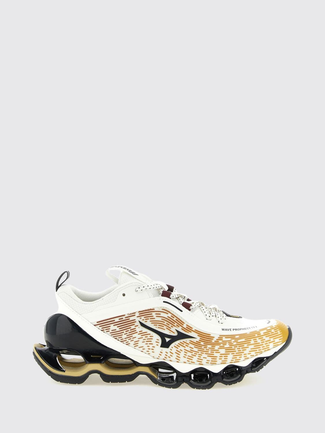 Mizuno Wave Prophecy 13.2 Technical Fabric Trainers with Logo and Cushioning