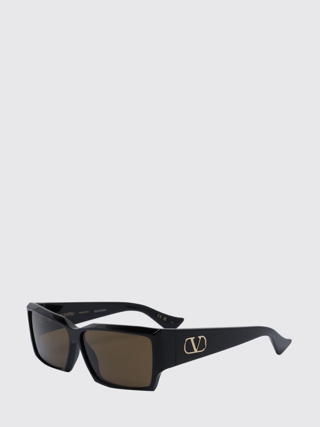 Valentino Garavani Rectangular Acetate Sunglasses with VLogo Signature