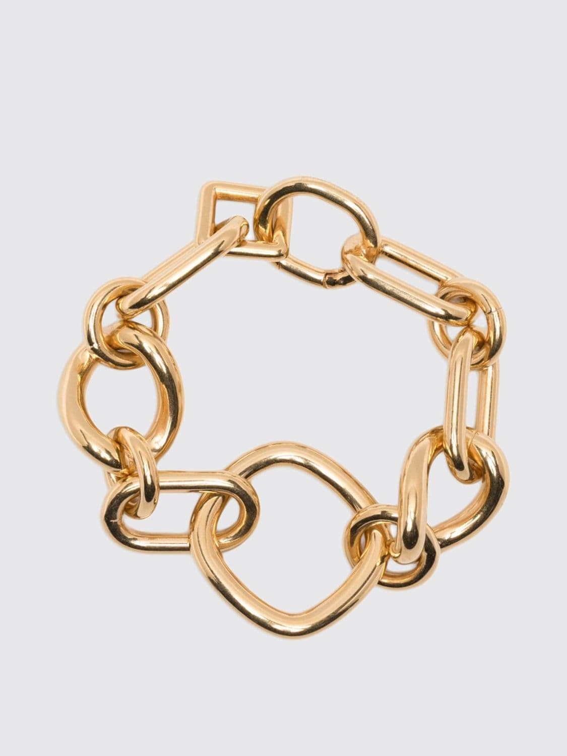 Celine Gourmette Chain Bracelet in Gold-Tone Brass with Lobster Clasp