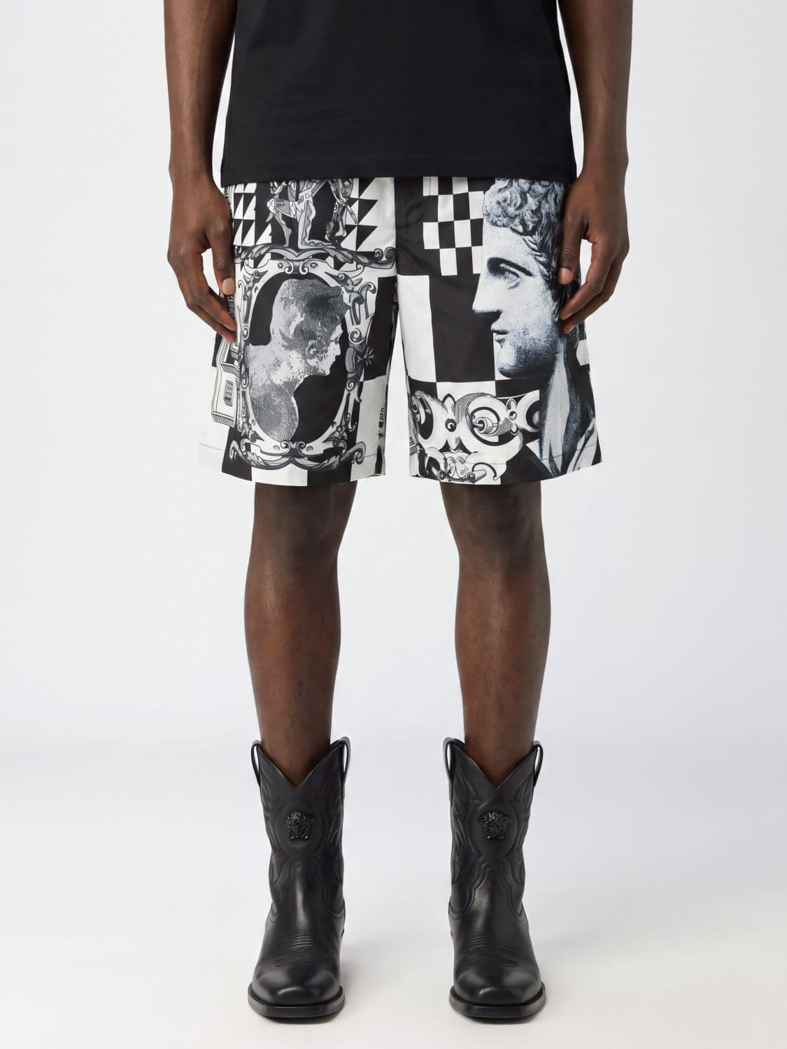 Versace Swimsuit Men color Black
