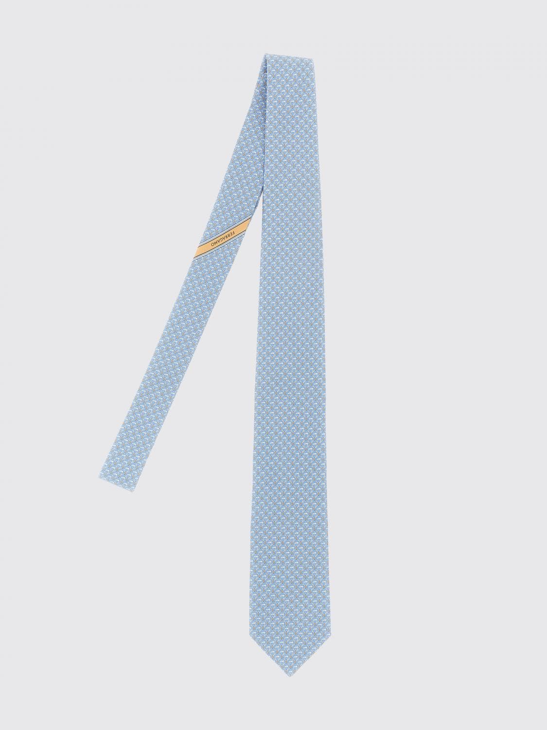 Ferragamo All-Over Gancini Monogram Pure Silk Tie · OS