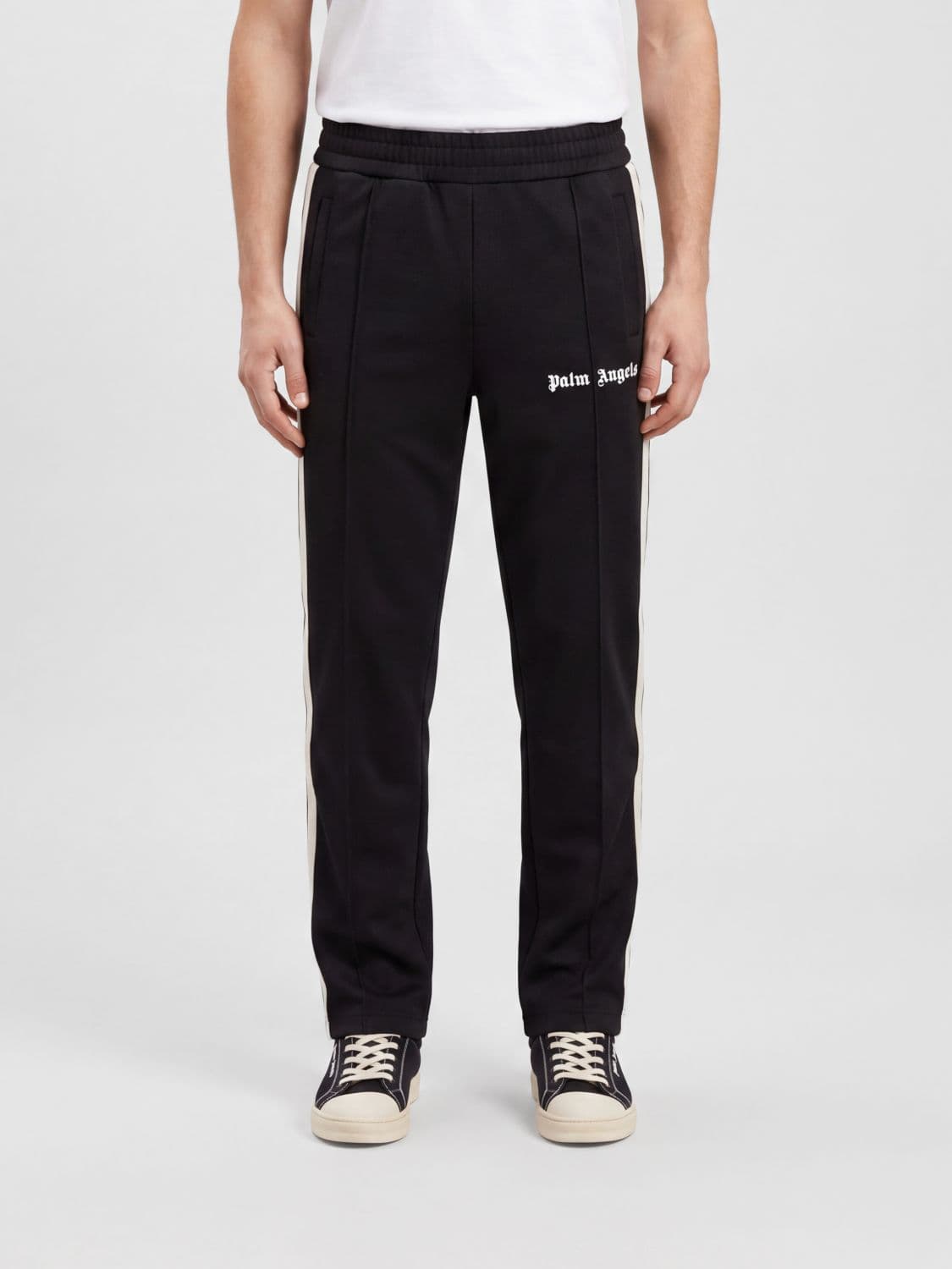Palm Angels Contrast Embroidered Logo Technical Fabric Tracksuit Bottoms