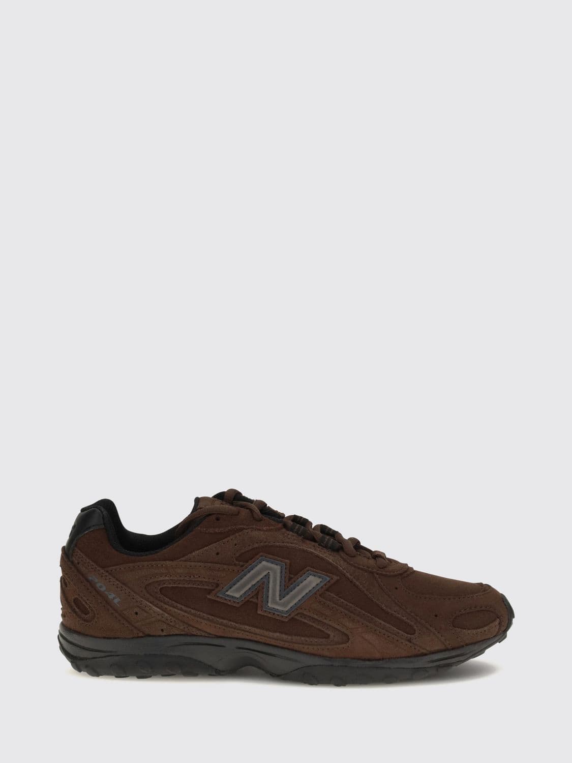 New Balance 204L Leather and Suede Low-Top Trainers with Side Logo