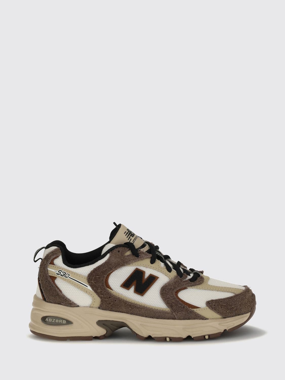 New Balance 530 Mesh and Suede Trainers with ABZORB Midsole