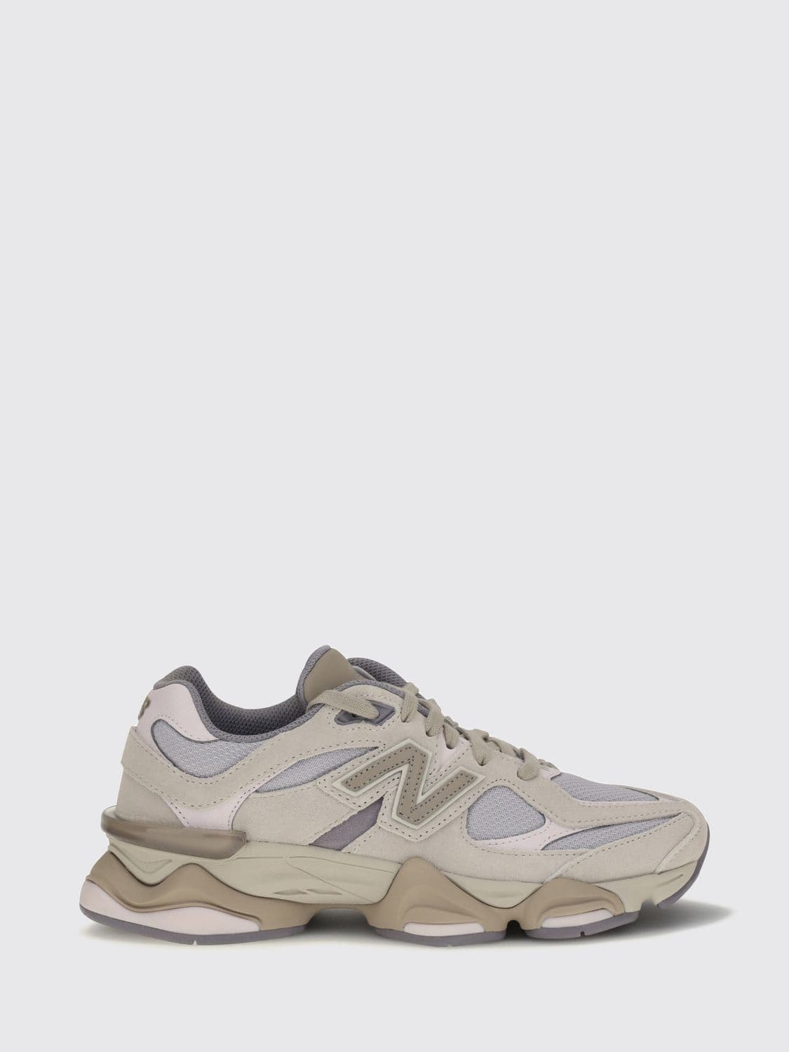 New Balance 9060 Suede and Mesh Low-Top Sneakers with Cushioned Sole · 4