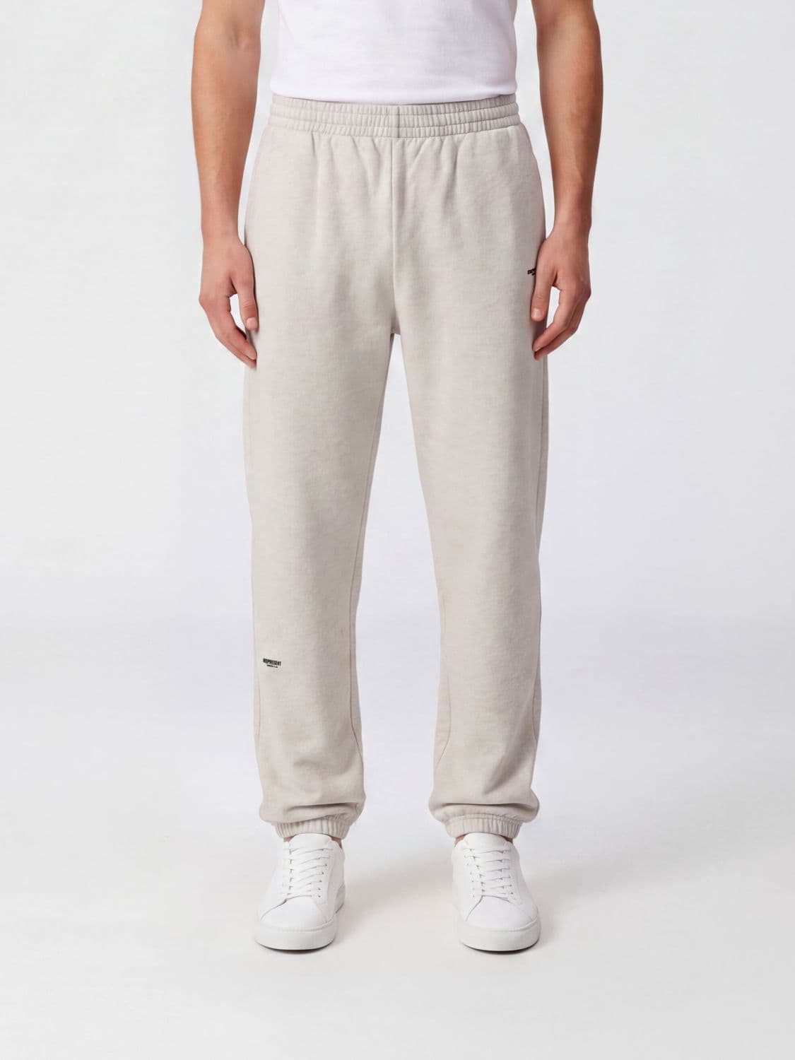 Represent Contrast Embroidered Logo Cotton Jogging Trousers