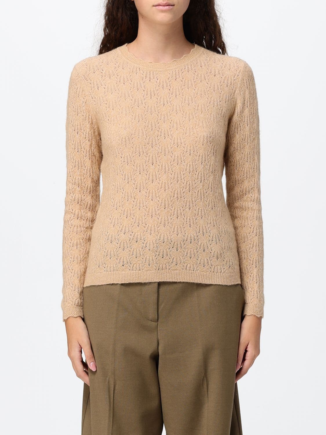 Isabel Marant Etoile Slim Fit Baby Alpaca Blend Crewneck Jumper