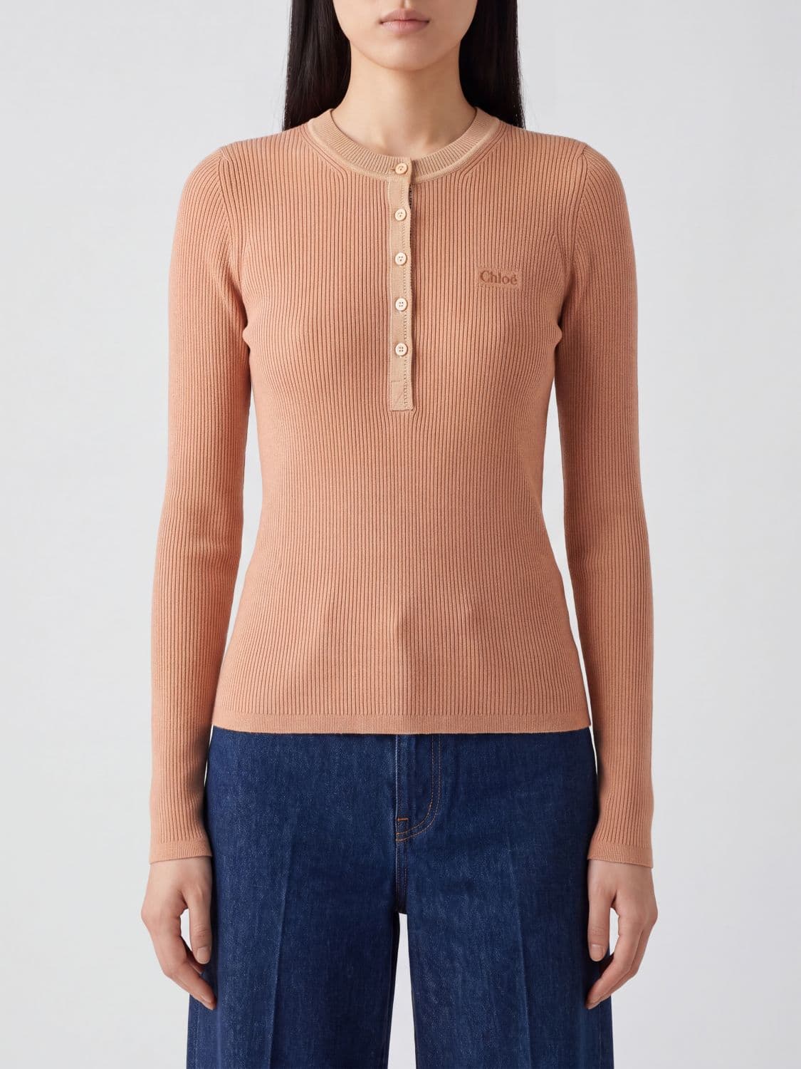 Chloé Sweater Woman color Coffee
