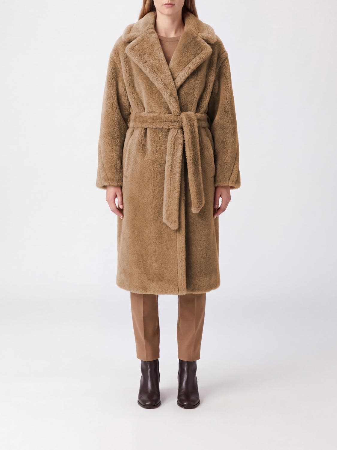 's Max Mara Jacket Woman color Mud