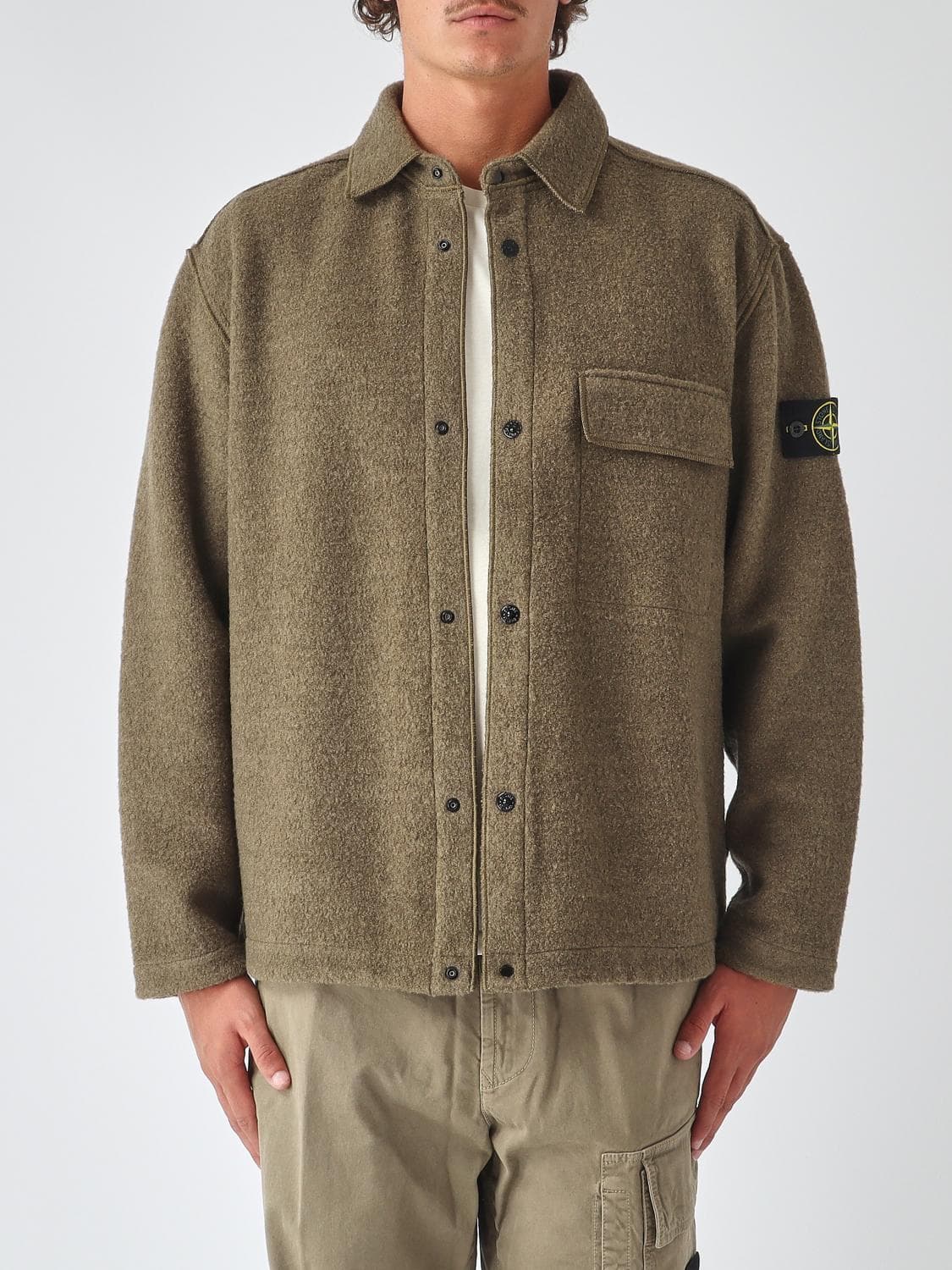 Stone Island Shirt Men color Military