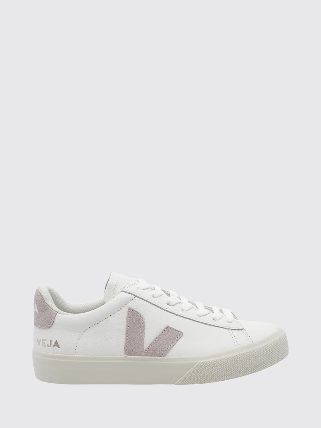 Veja Campo O. T. Leather Sneakers with Contrasting Logo