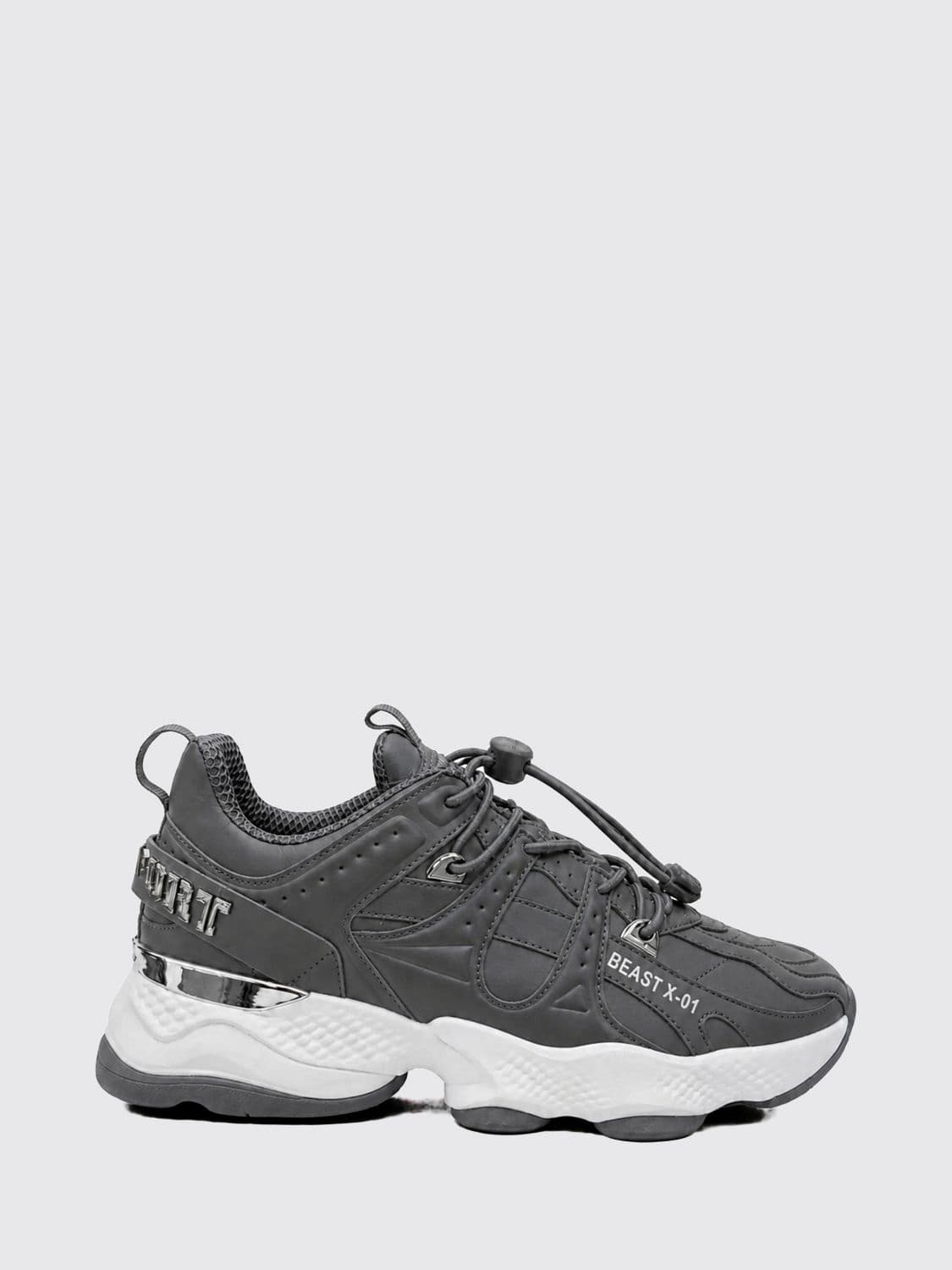 Plein Sport Runner Beast X-01 Low-Top Trainers with Drawstring Closure