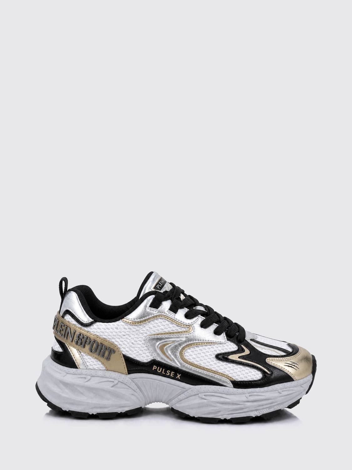 Plein Sport Pulse X FAFS Multicolor Low Top Sneakers with Notched Sole