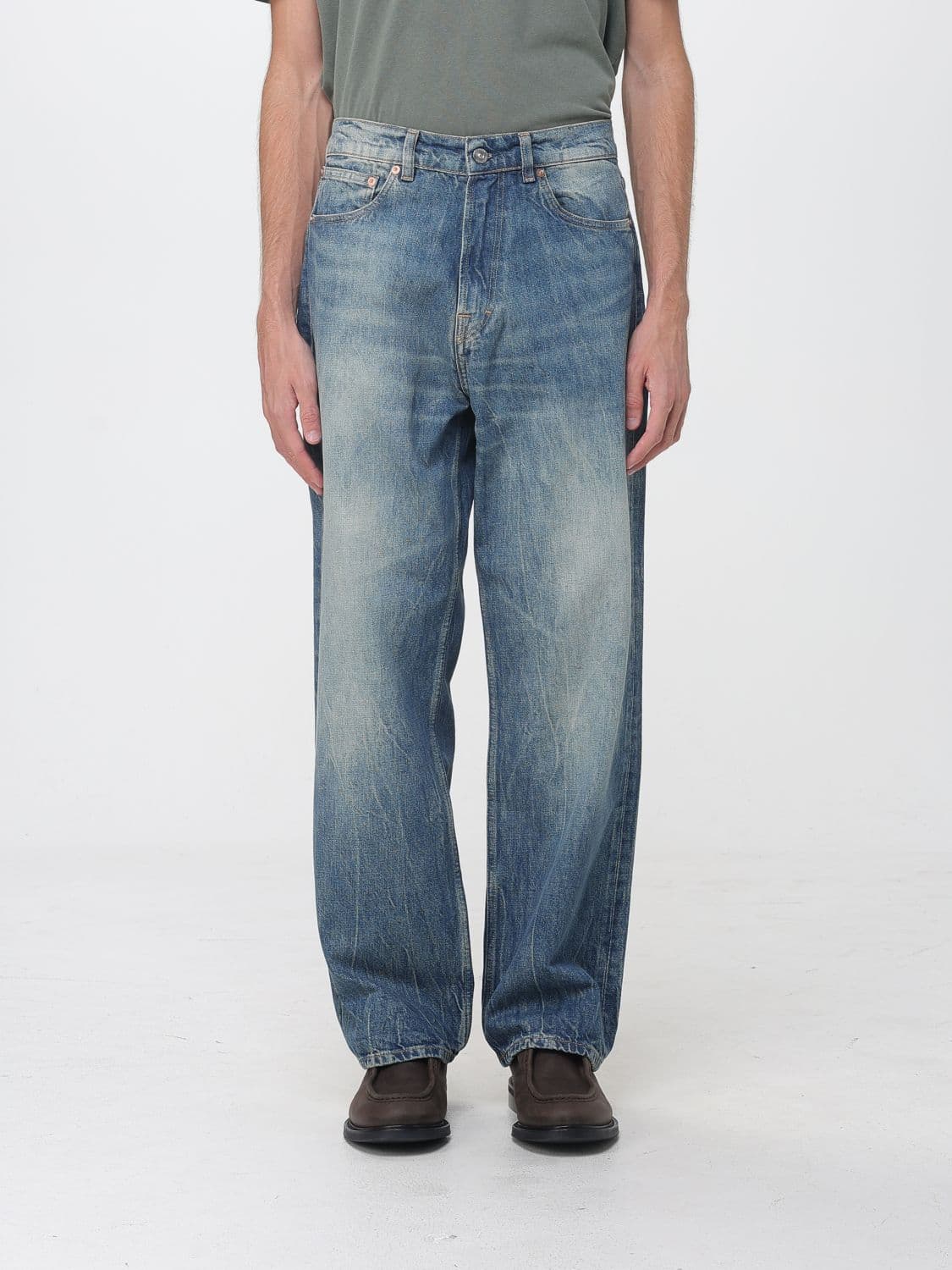 Our Legacy Jeans Men color Blue