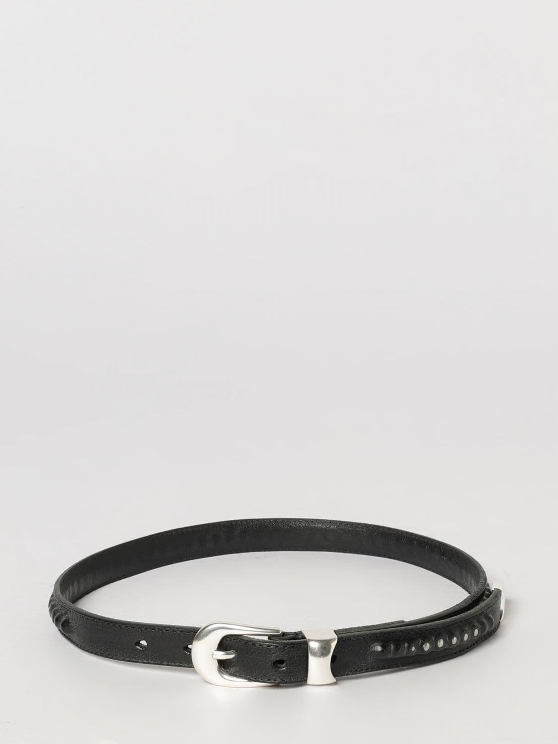 Our Legacy Smooth Calfskin Leather Belt with Pin Buckle