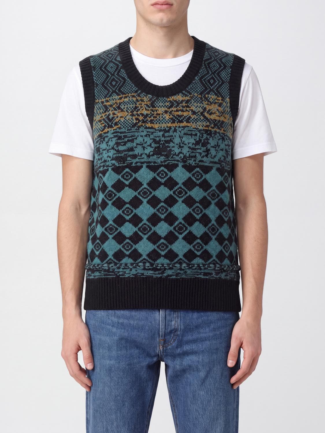 Dries Van Noten Sweater Men color Multicolor