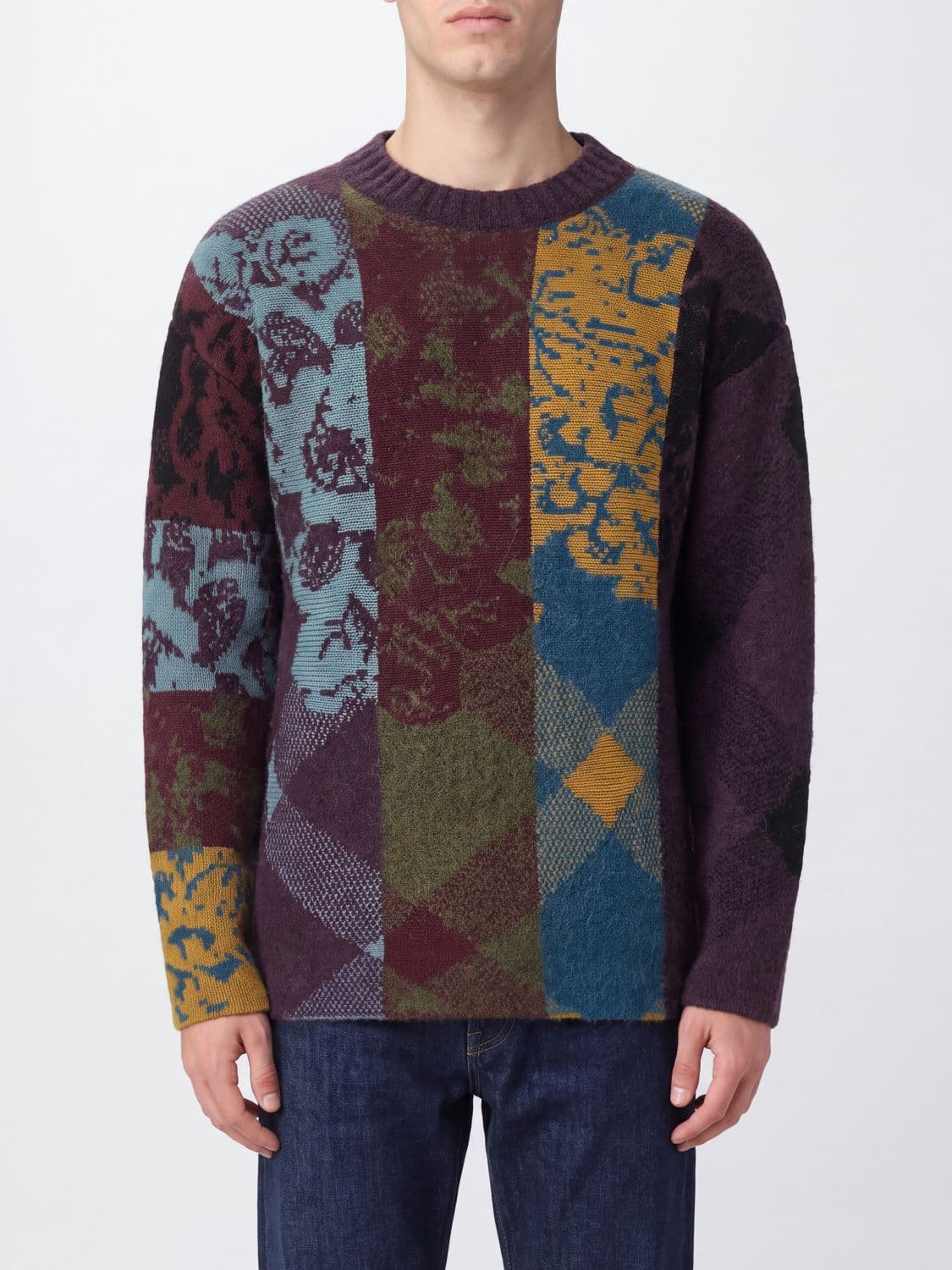 Dries Van Noten Sweater Men color Multicolor