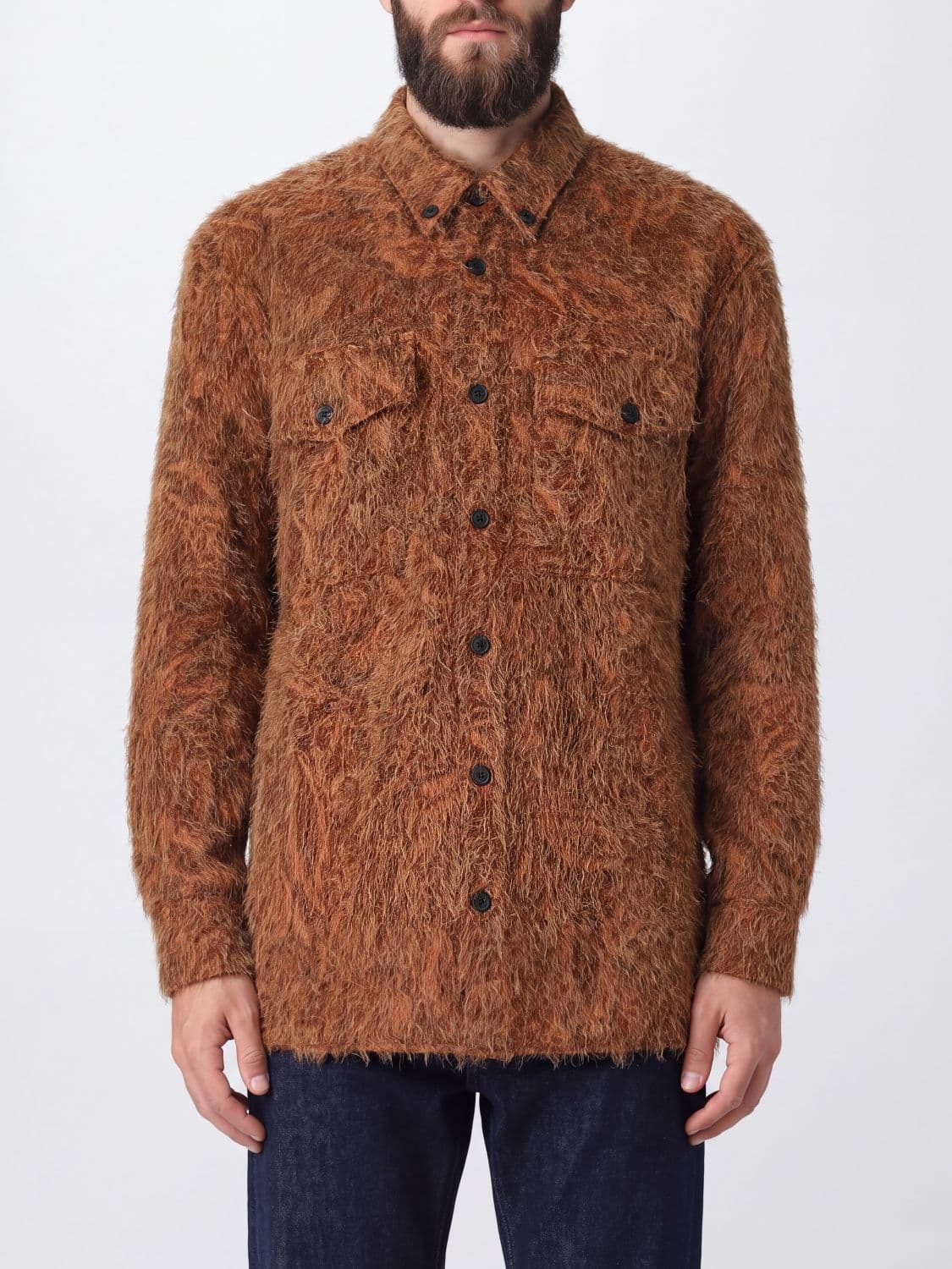 Dries Van Noten Shirt Men color Orange