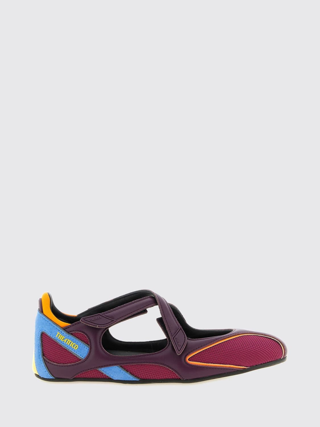 The Attico Floor 01 Mary Jane Ballet Flats in Abstract Print Mesh