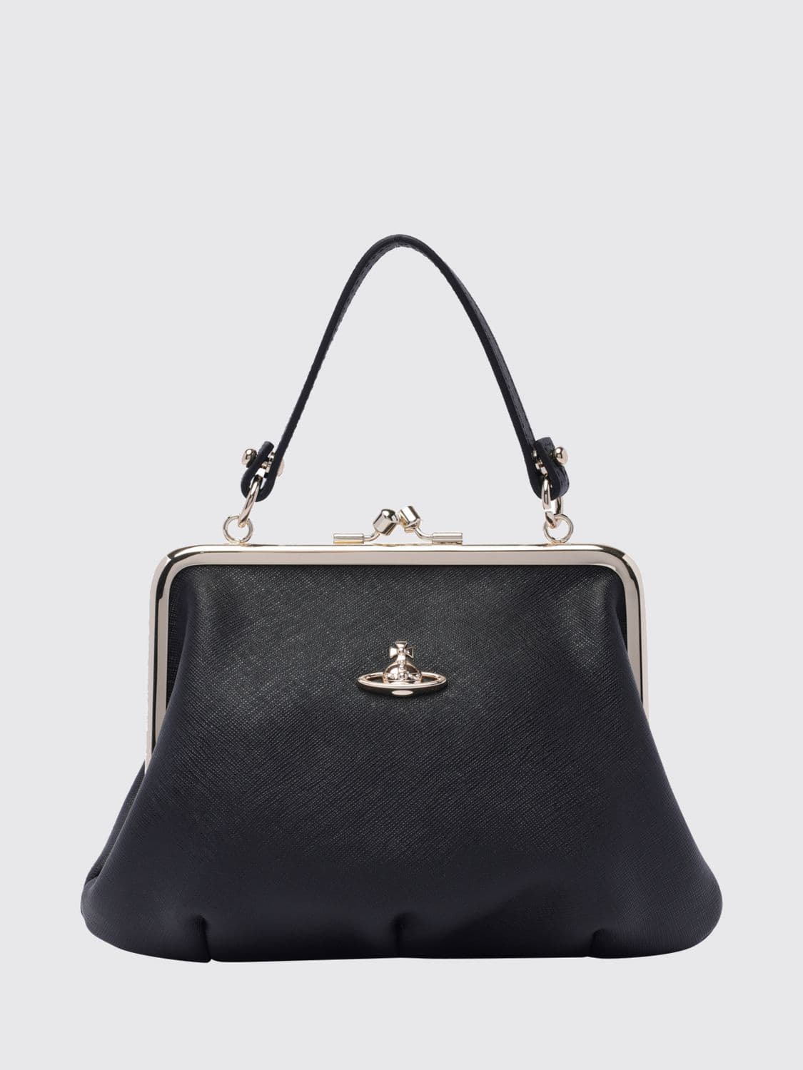 Vivienne Westwood Granny Frame Purse Mini Bag in Saffiano Leather