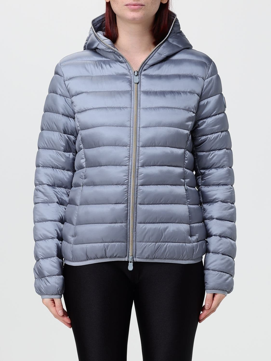 Save The Duck Short Nylon Puffer Jacket with Hood and ThermoPlume Padding