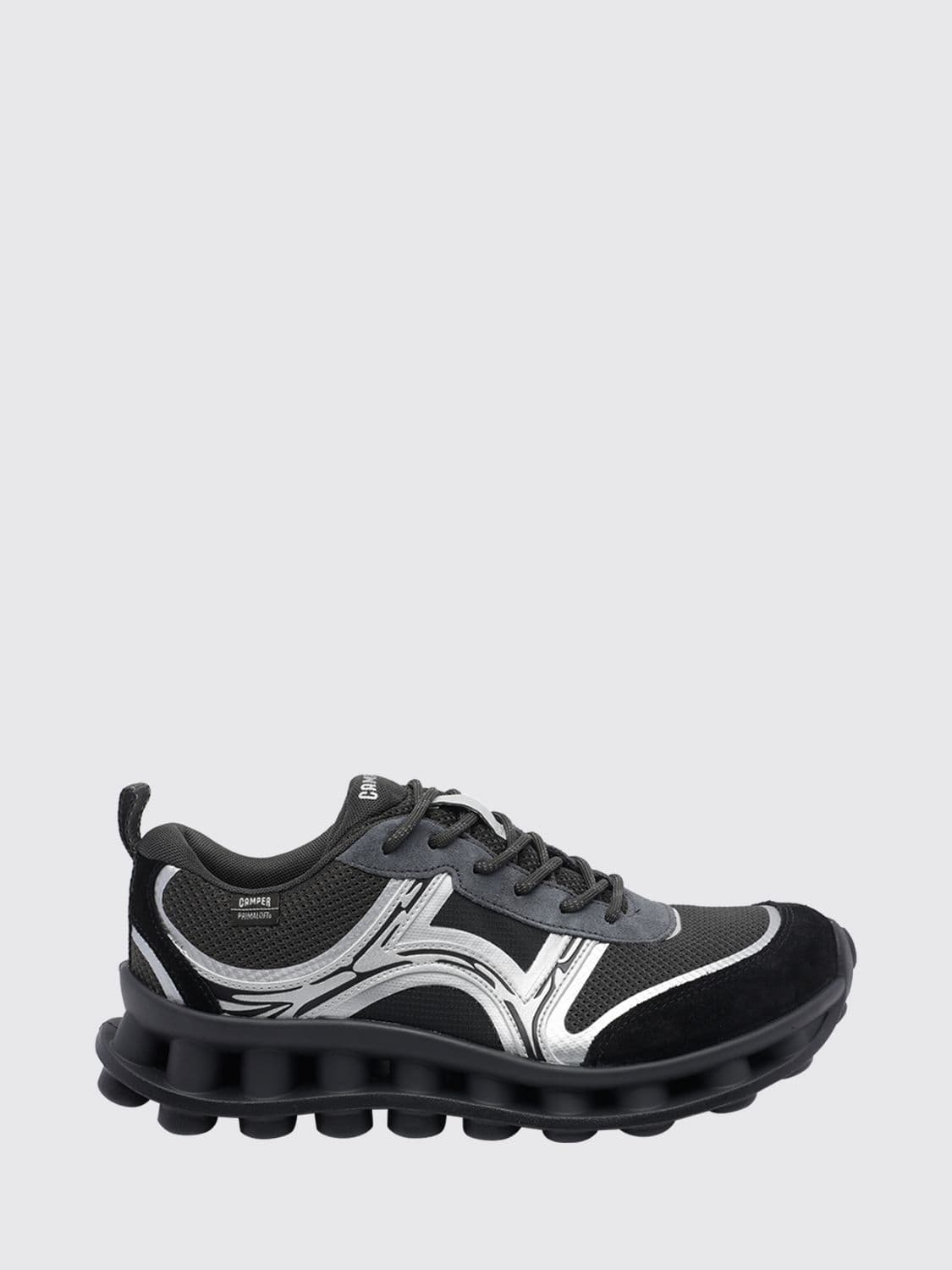 Camper Pelotissima Bicolour Nubuck and Sorona Fabric Trainers with XL Extralight Sole