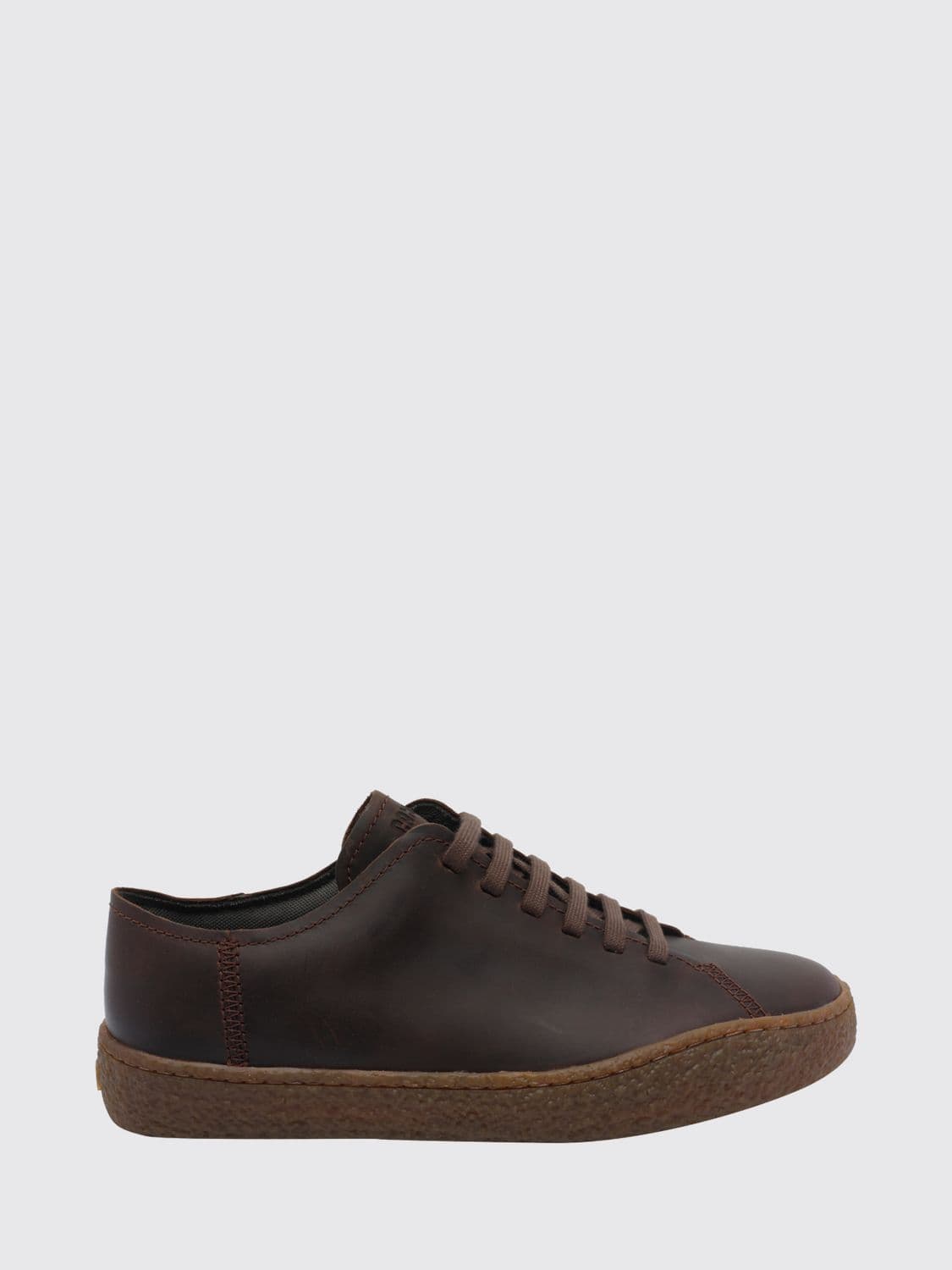 Camper Peu Low-Top Smooth Calfskin Leather Lace-Up Trainers