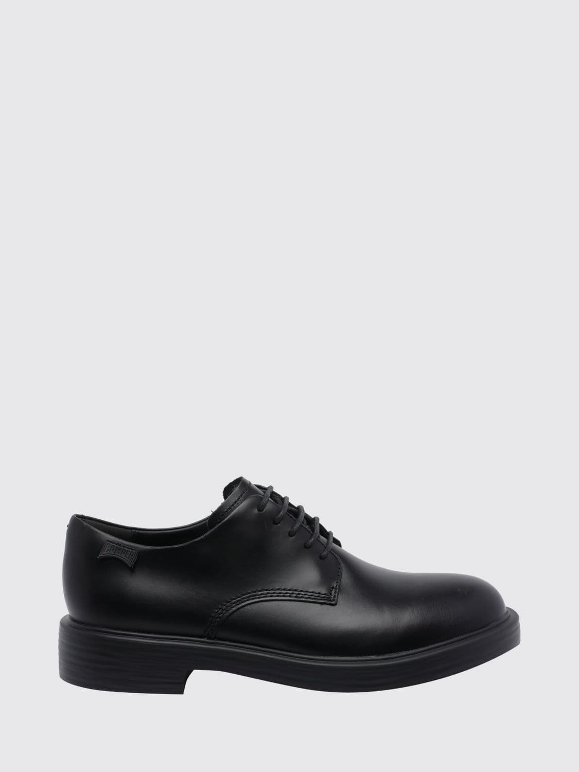 Camper Dean Calfskin Leather Derby Shoes with Lightweight Sole