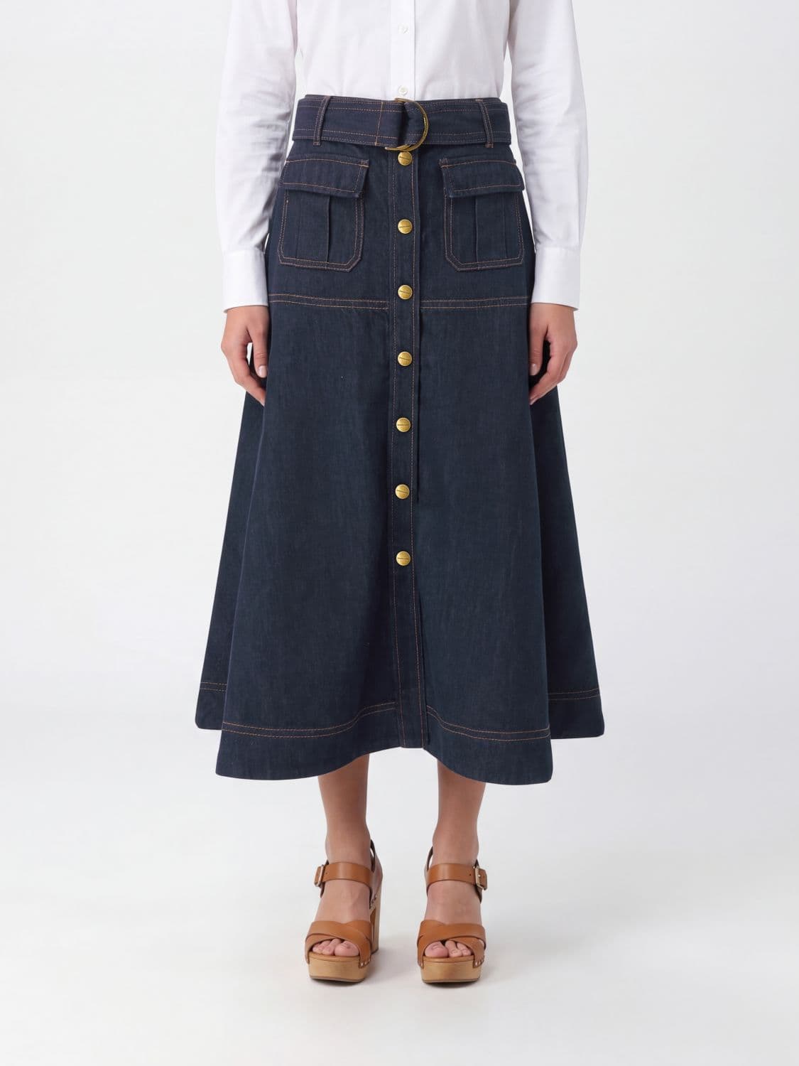 Zimmermann Skirt Woman color Blue