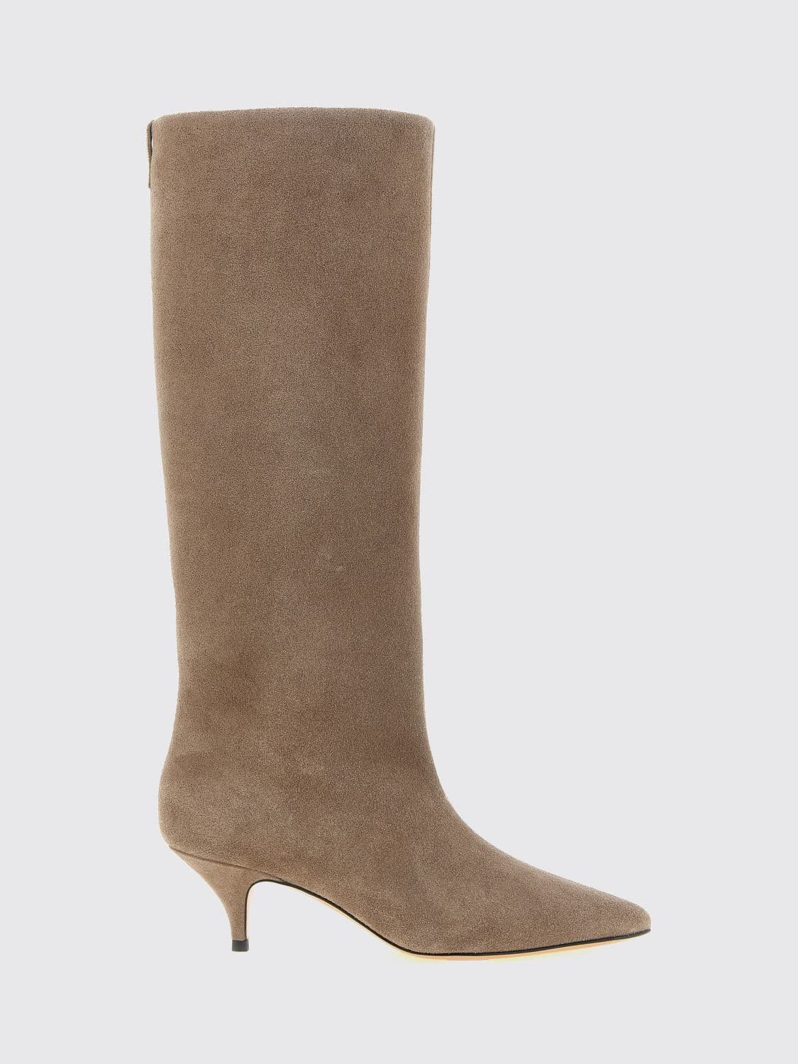 Fabiana Filippi Suede Knee-High Boots with a Medium Heel