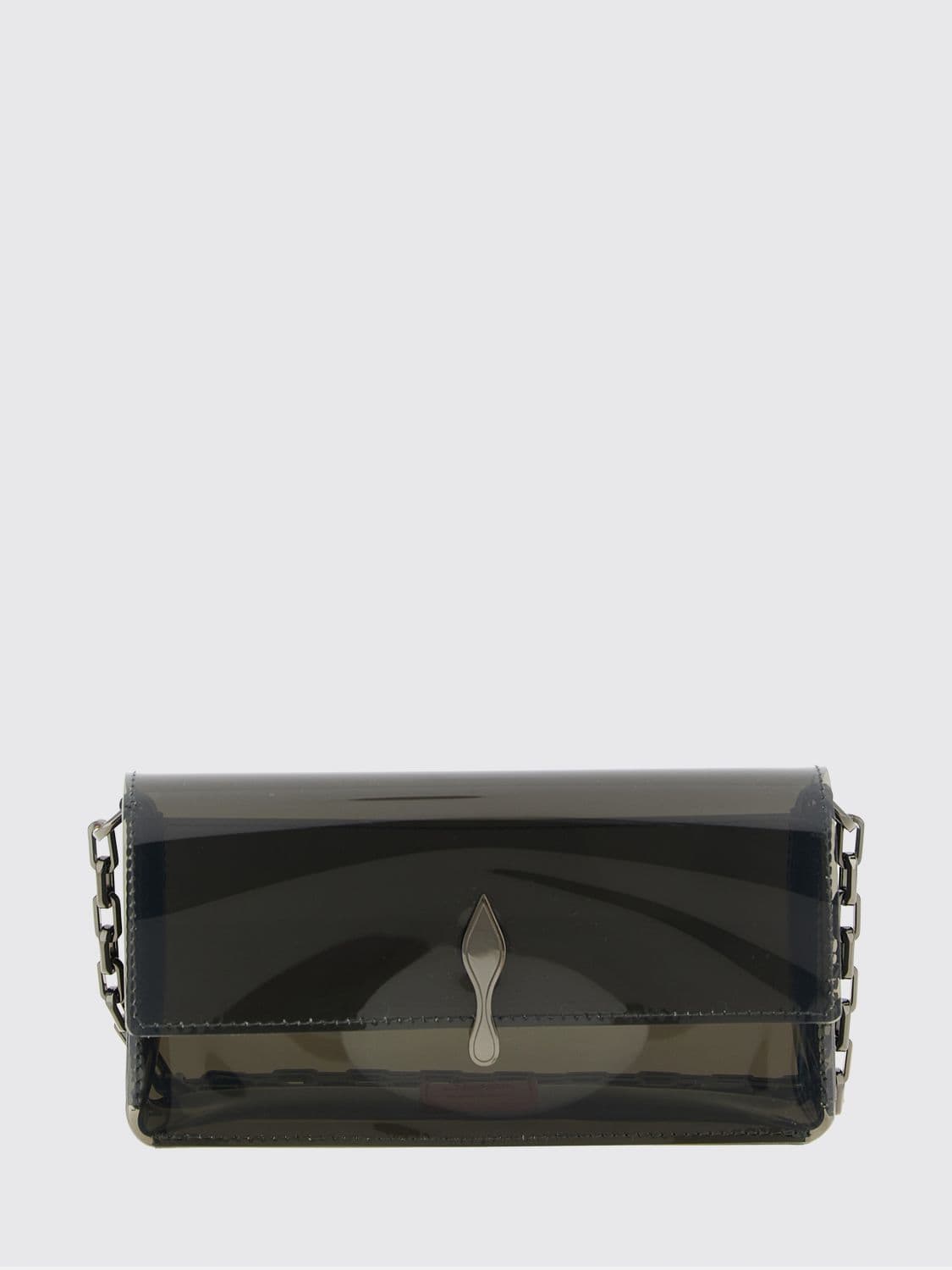 Christian Louboutin Bettina PVC Mini Crossbody Bag with Metallic Logo