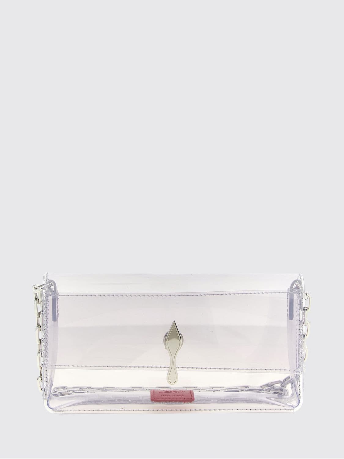 Christian Louboutin Bettina PVC Mini Crossbody Bag with Metallic Logo