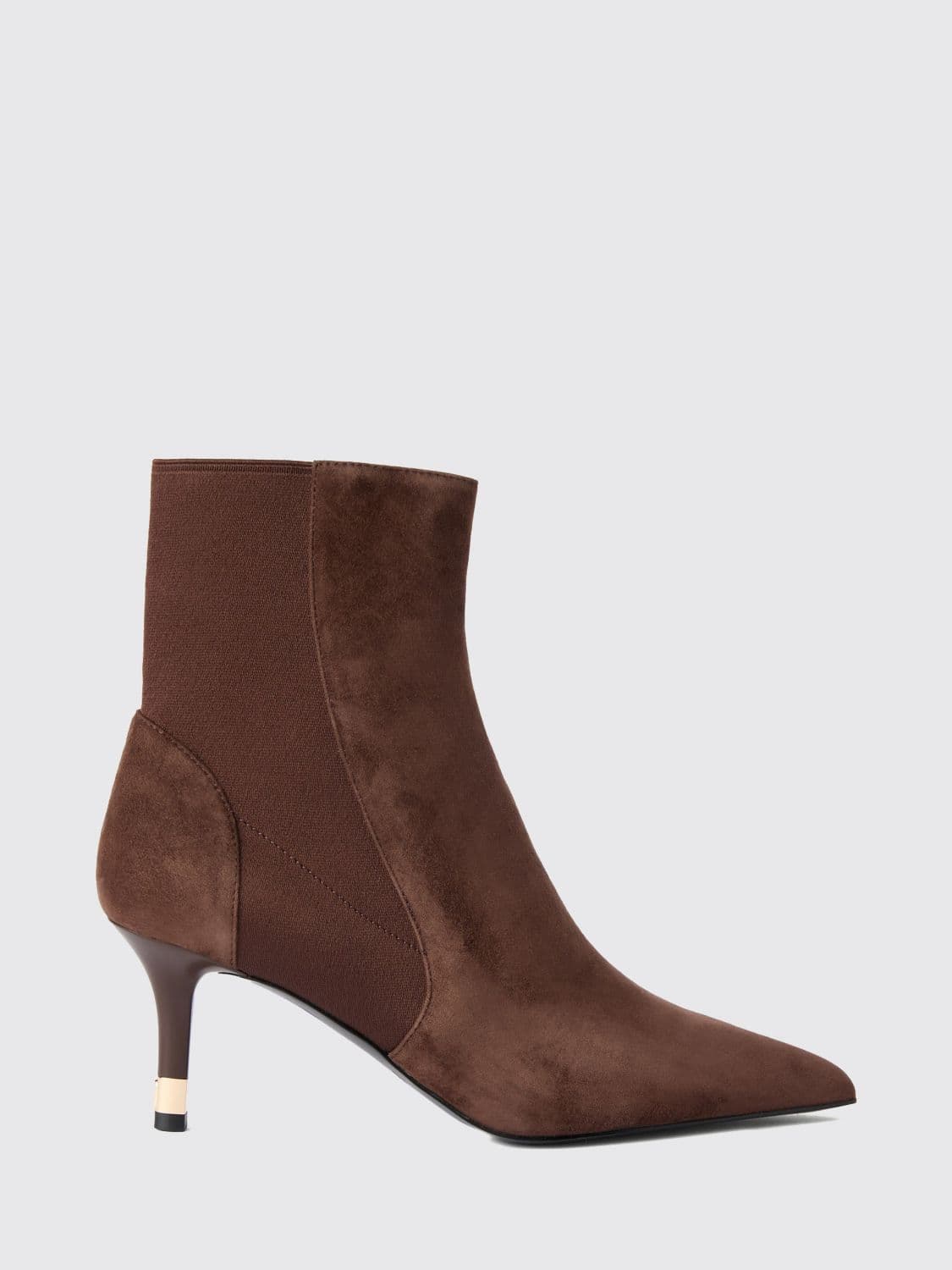 Furla Aria Suede Chelsea Boots with a Medium Stiletto Heel