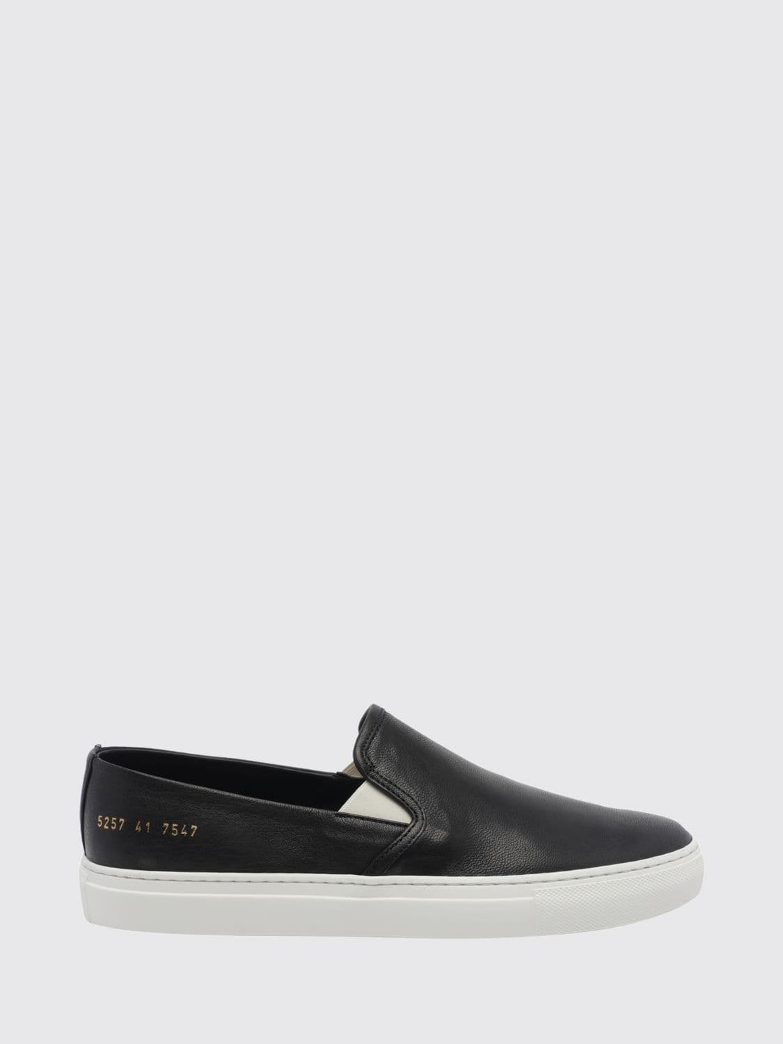 Common Projects Smooth Leather Slip-On Sneakers with Elasticated Inserts