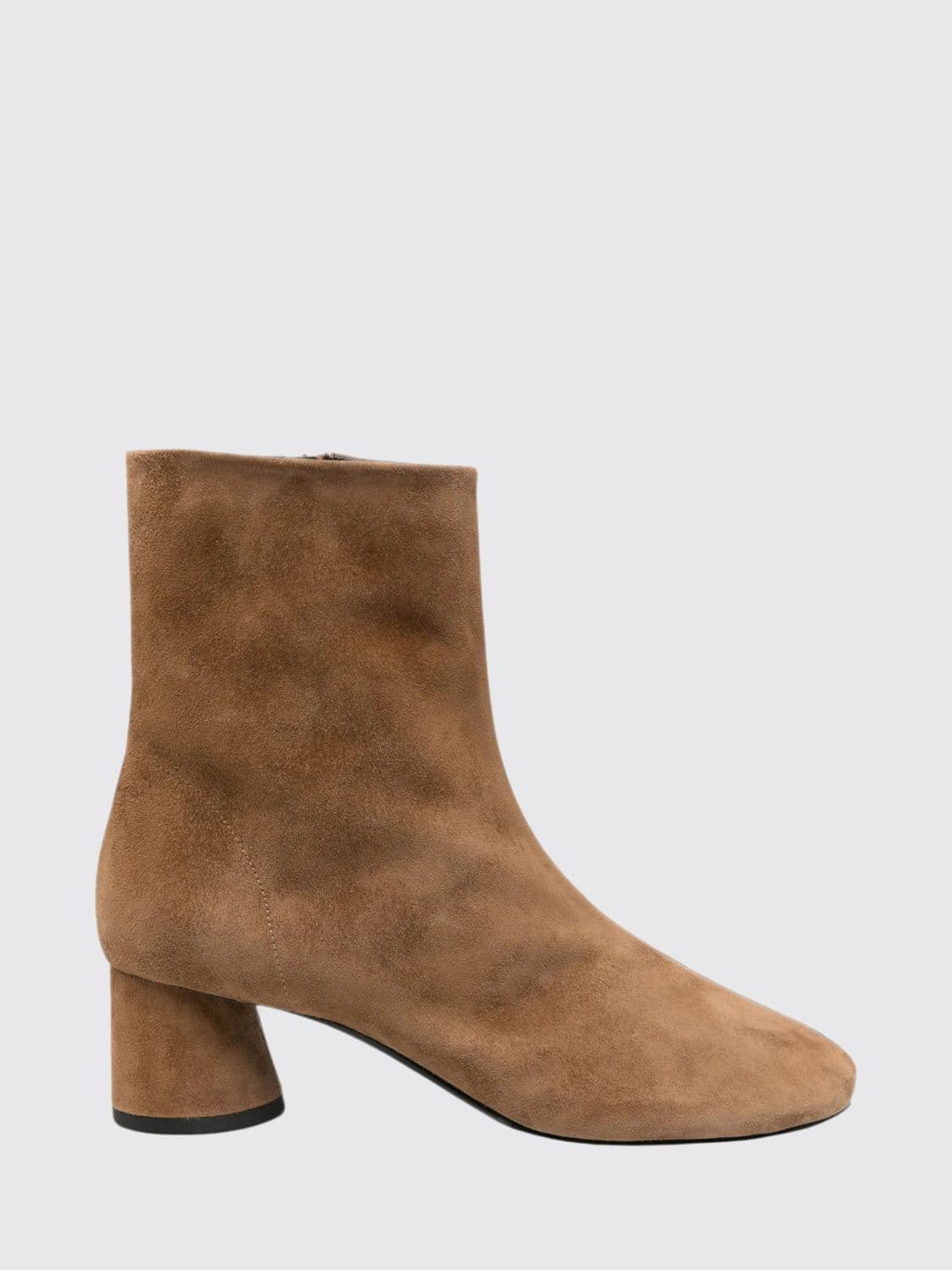 Proenza Schouler Suede Ankle Boots with a Medium Cylindrical Heel