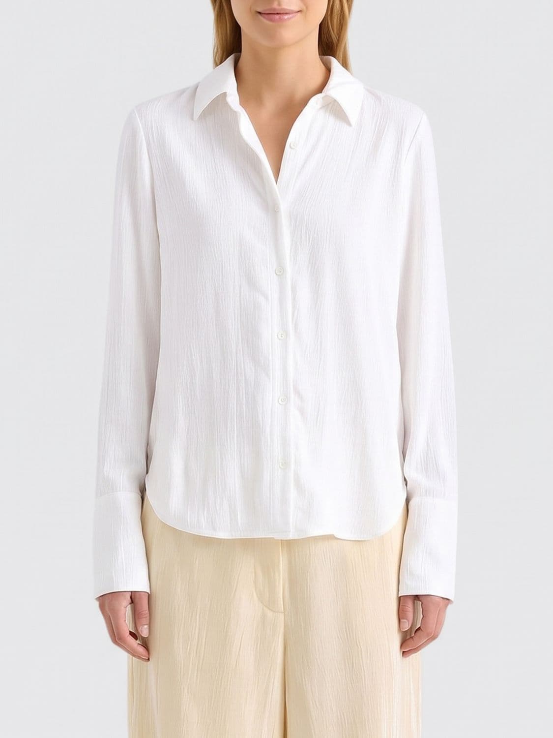 Proenza Schouler Classic Long-Sleeve Shirt in Stretch Cotton