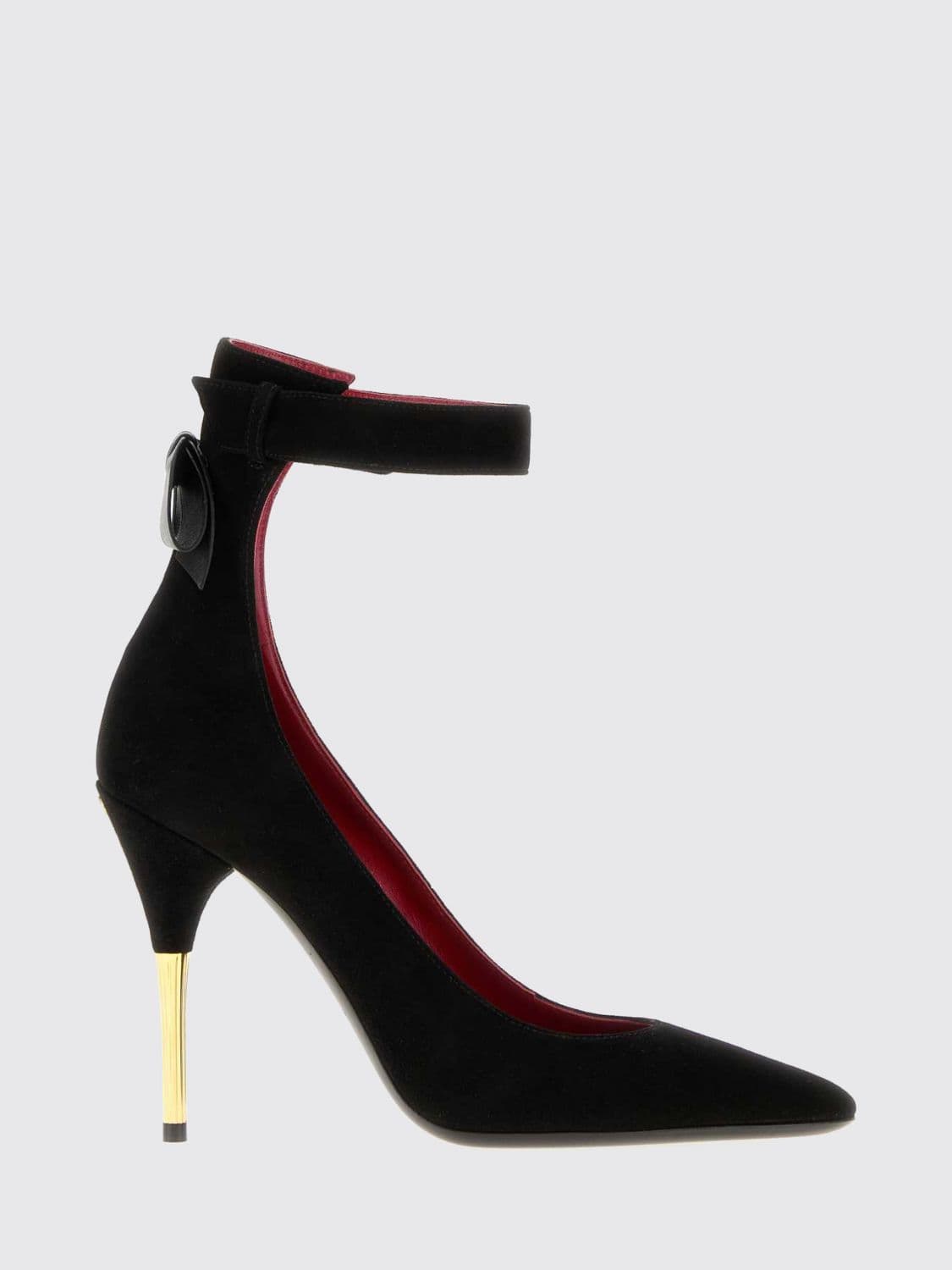 Valentino Garavani Fatale Suede High Heel Pumps with VLogo Bow Detail