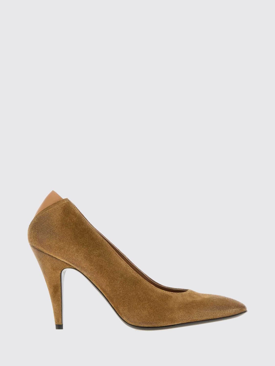 Jil Sander Alma Suede Slingback Pumps with High Heel