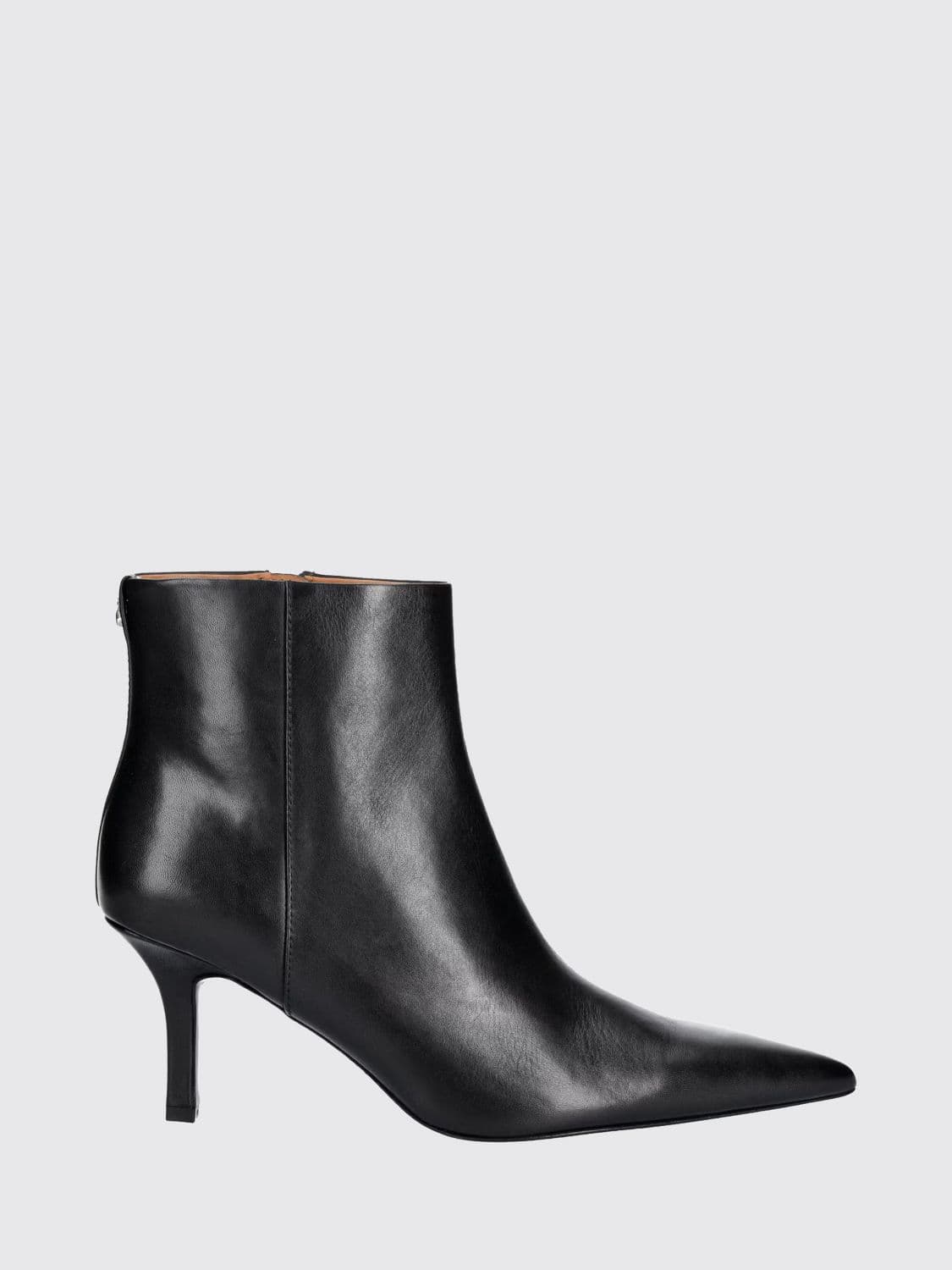 Patrizia Pepe Stiletto Heel Ankle Boots in Sheepskin with an Almond Toe
