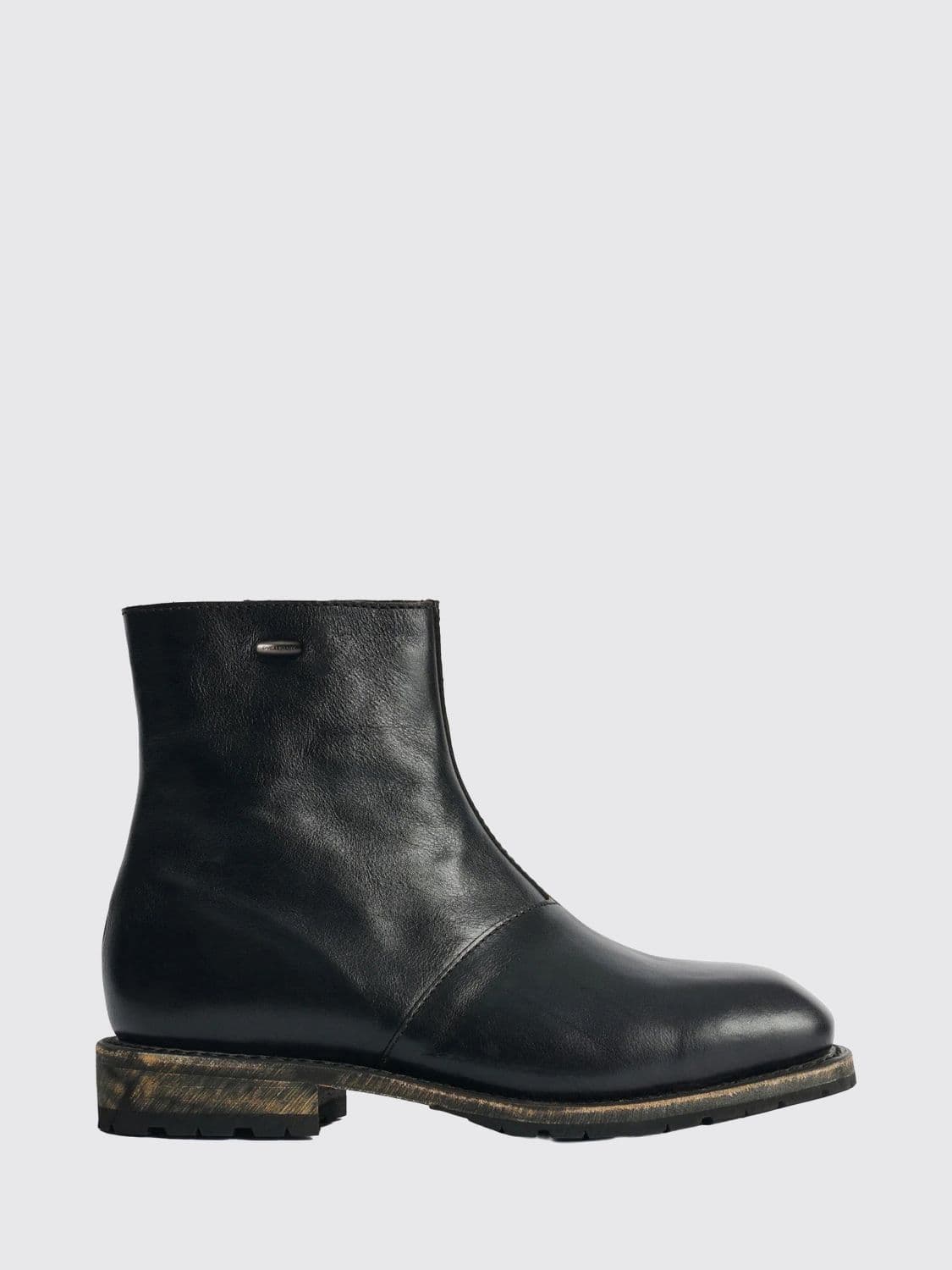 Our Legacy Engine Ankle Boots in Cowhide Leather with Vibram Rubber Sole