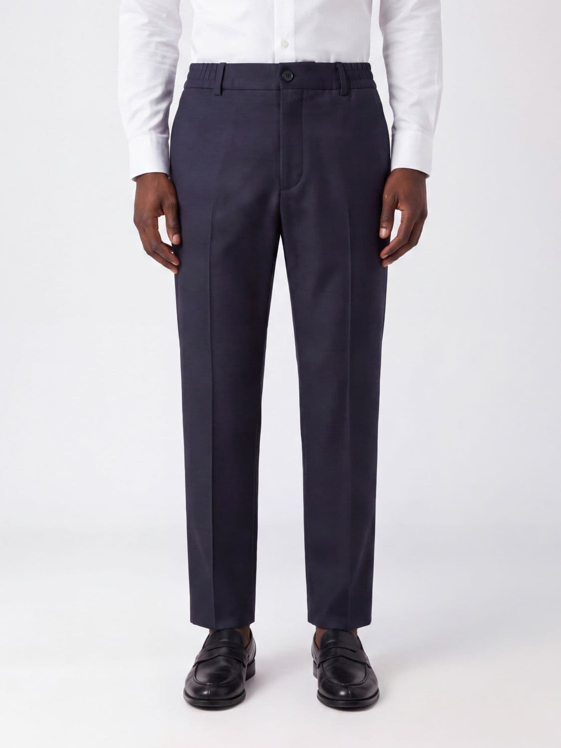 Boss Slim Fit Tailored Trousers in Virgin Wool