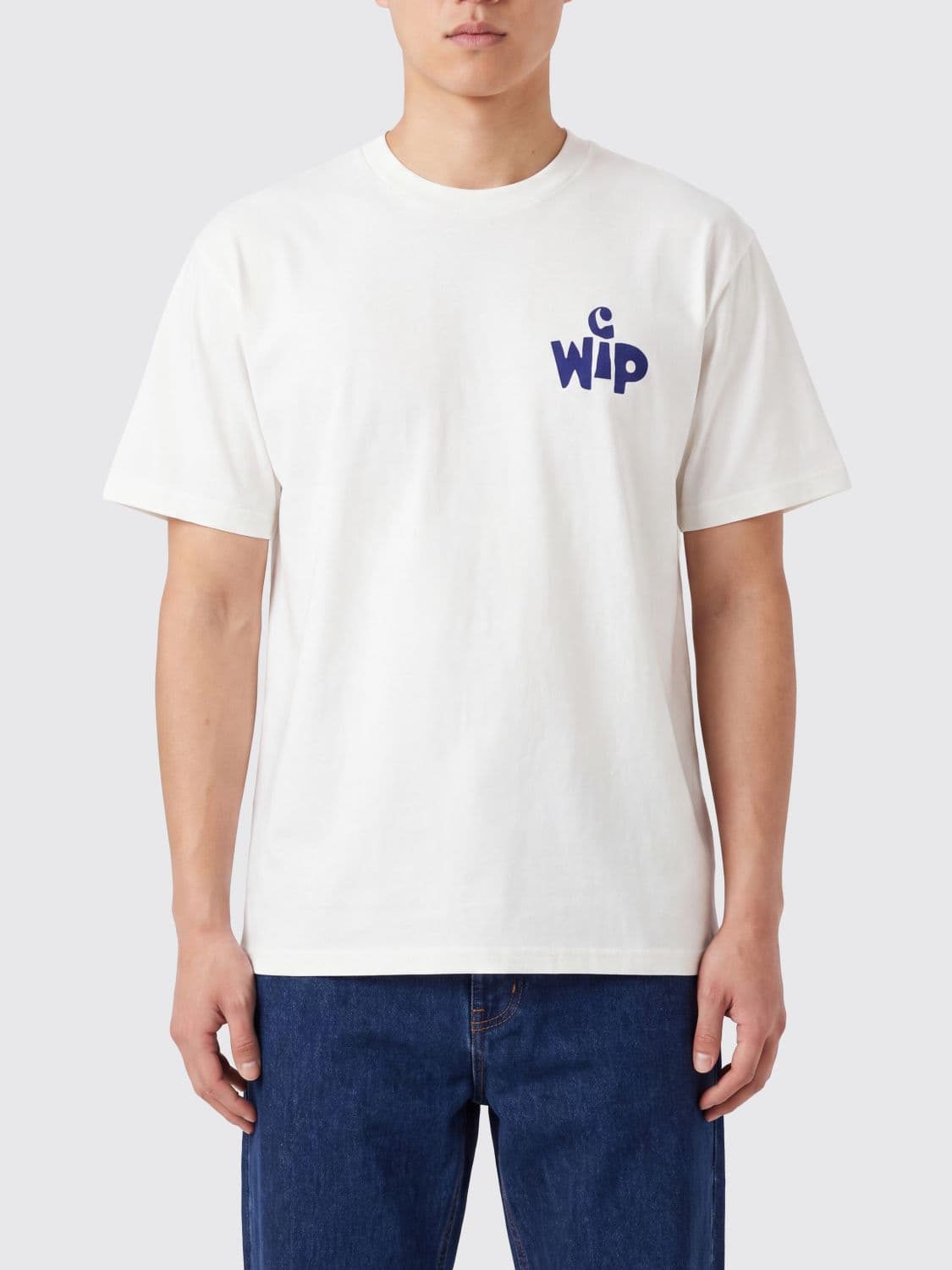 Carhartt Wip Organic Cotton T-Shirt with Graphic and Slogan Print