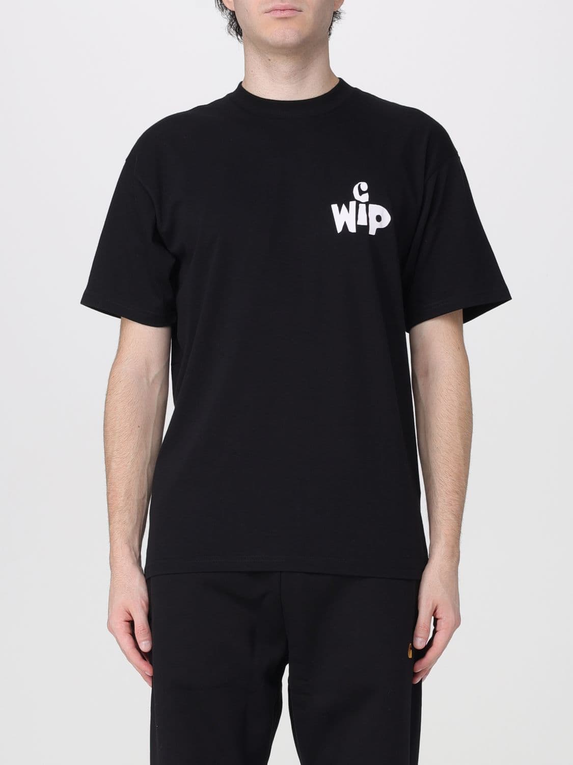 Carhartt Wip Organic Cotton T-Shirt with Graphic and Slogan Print