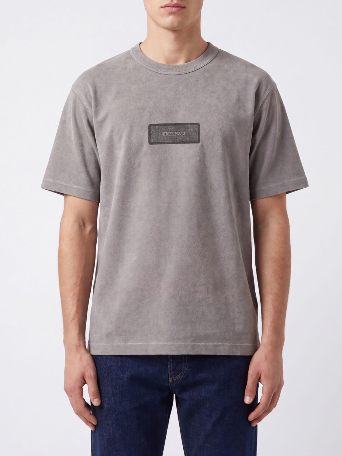 Stone Island T-Shirt Men color Grey