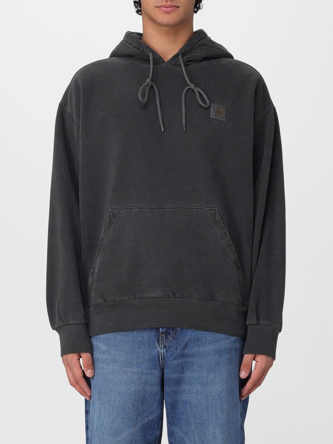 Carhartt Wip Relaxed Fit Cotton Hoodie with Kangaroo Pocket