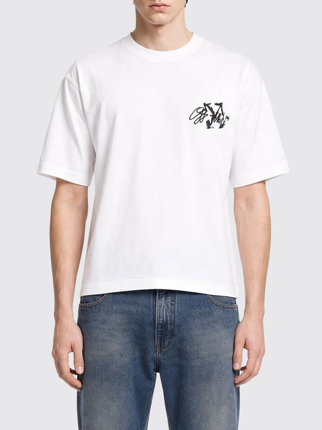 Off-White T-Shirt Men color White