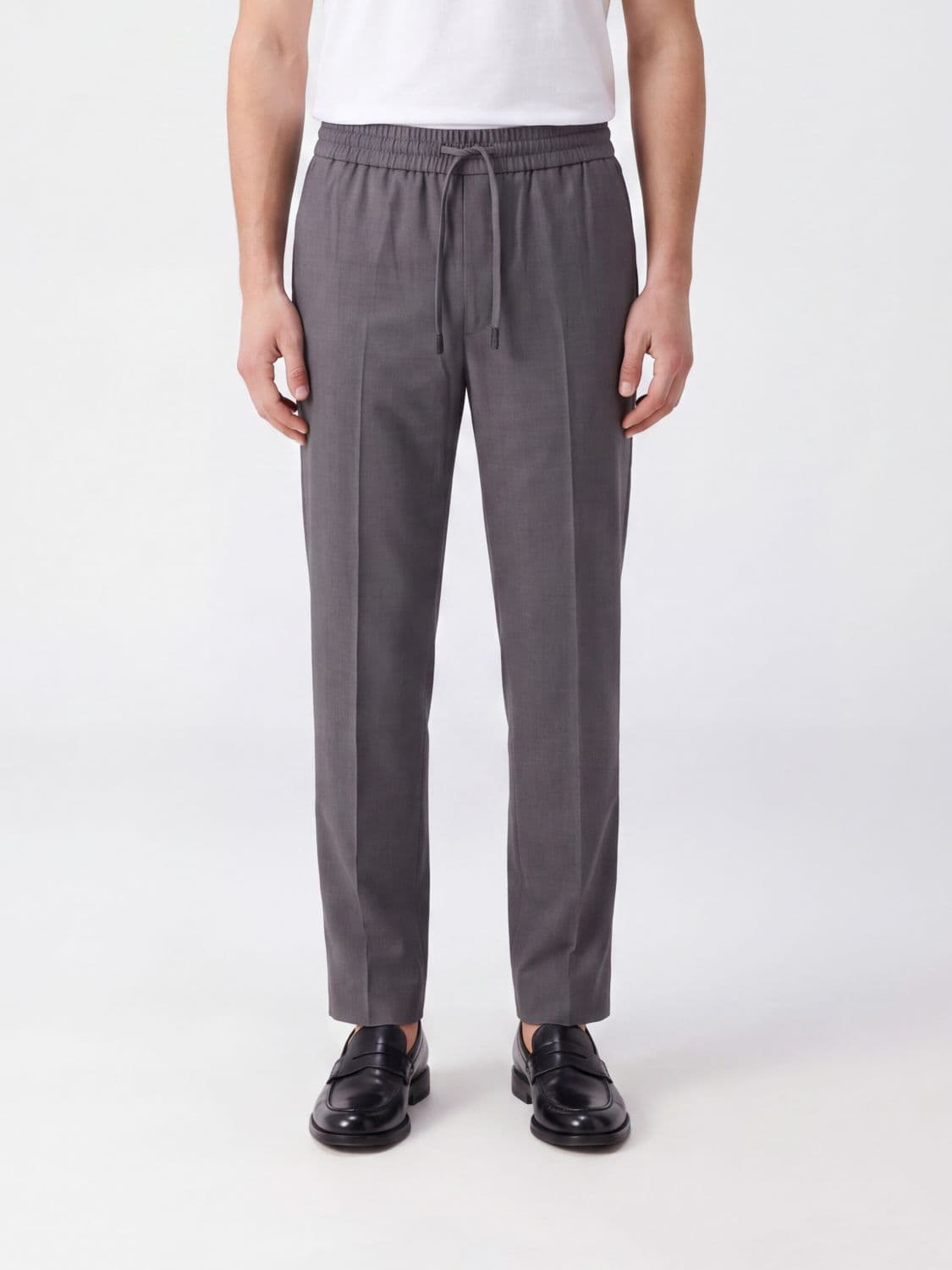 Brioni Pants Men color Grey